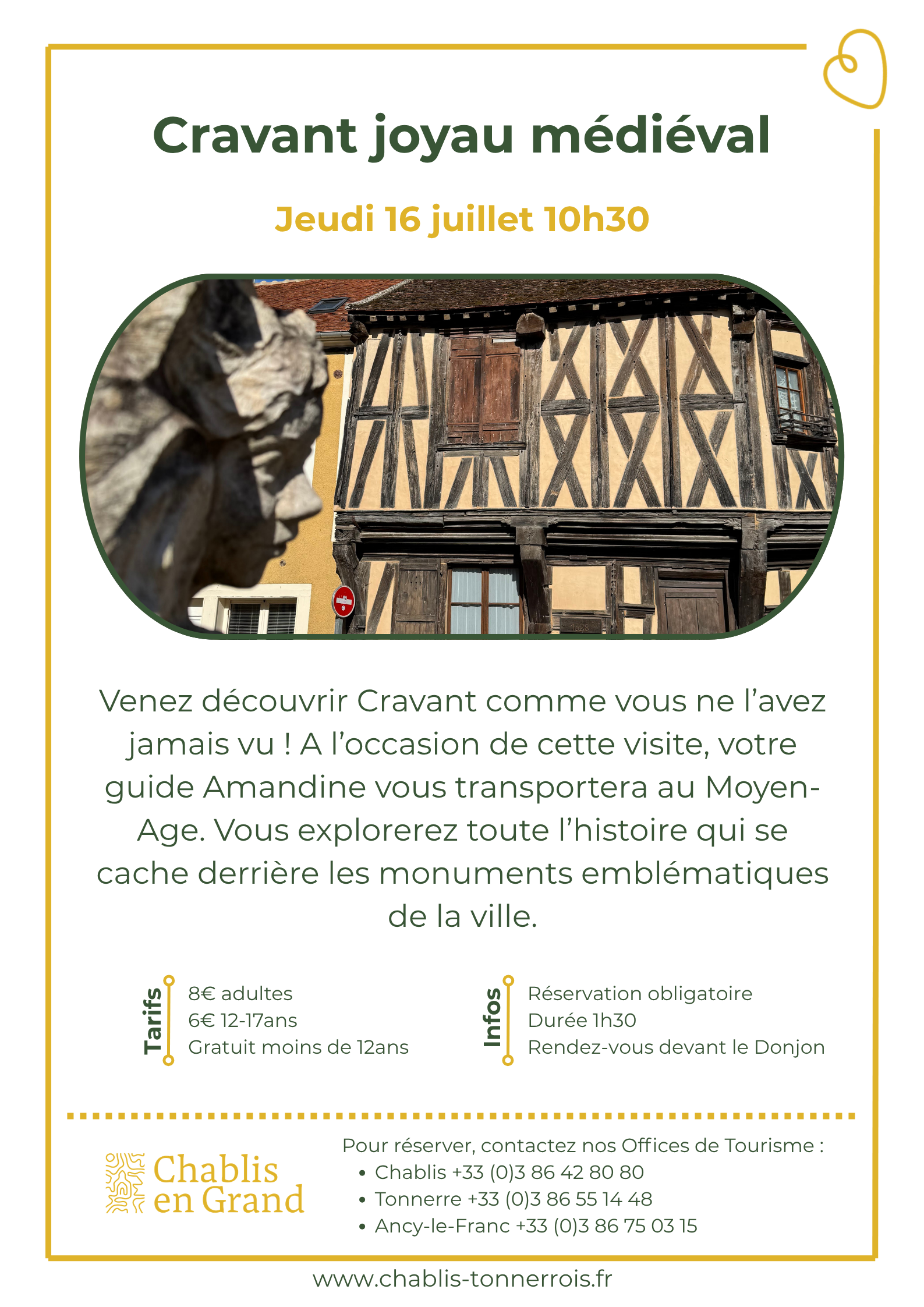 Cravant joyau médiéval