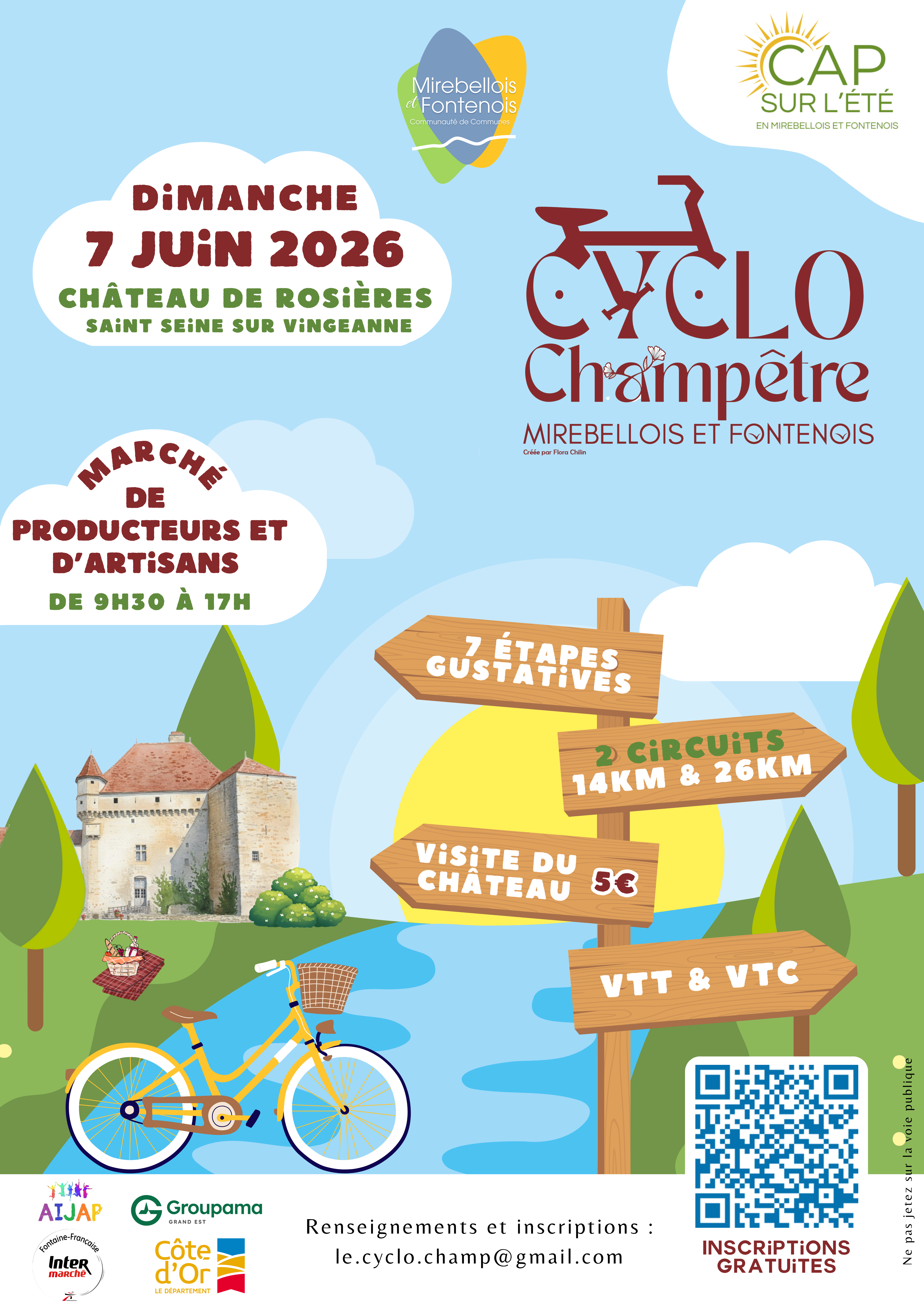 Cyclo Champêtre en Mirebellois et Fontenois — visuel événement