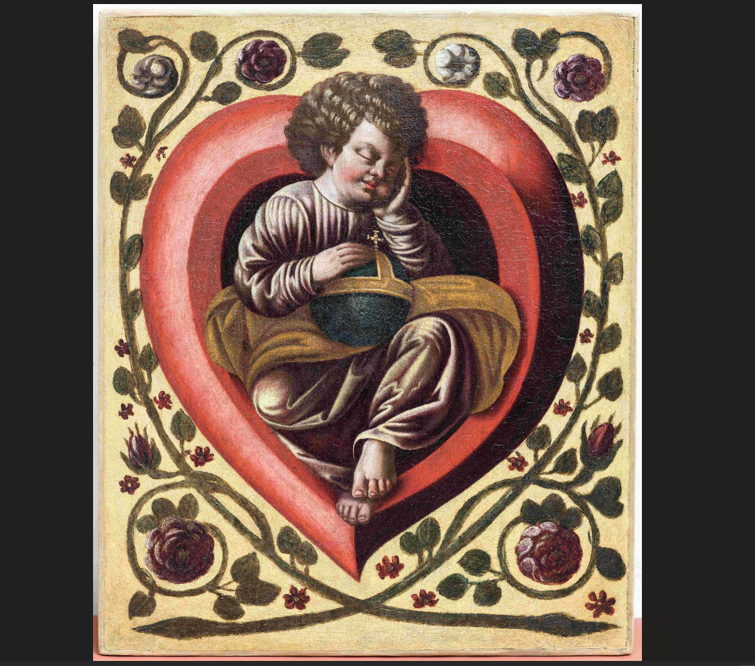 L’Enfant Jésus dans un cœur