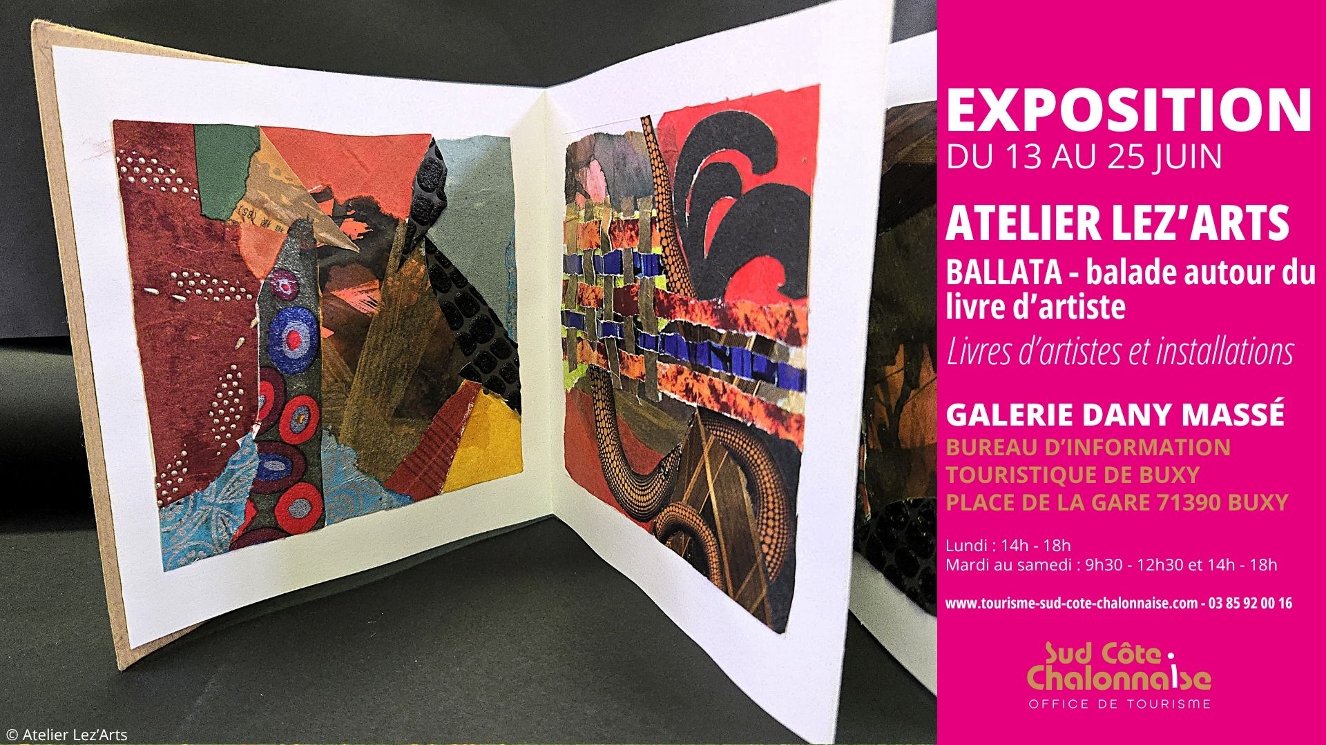 Exposition atelier Lez'Arts - Ballata, balade autour du livre d'artiste