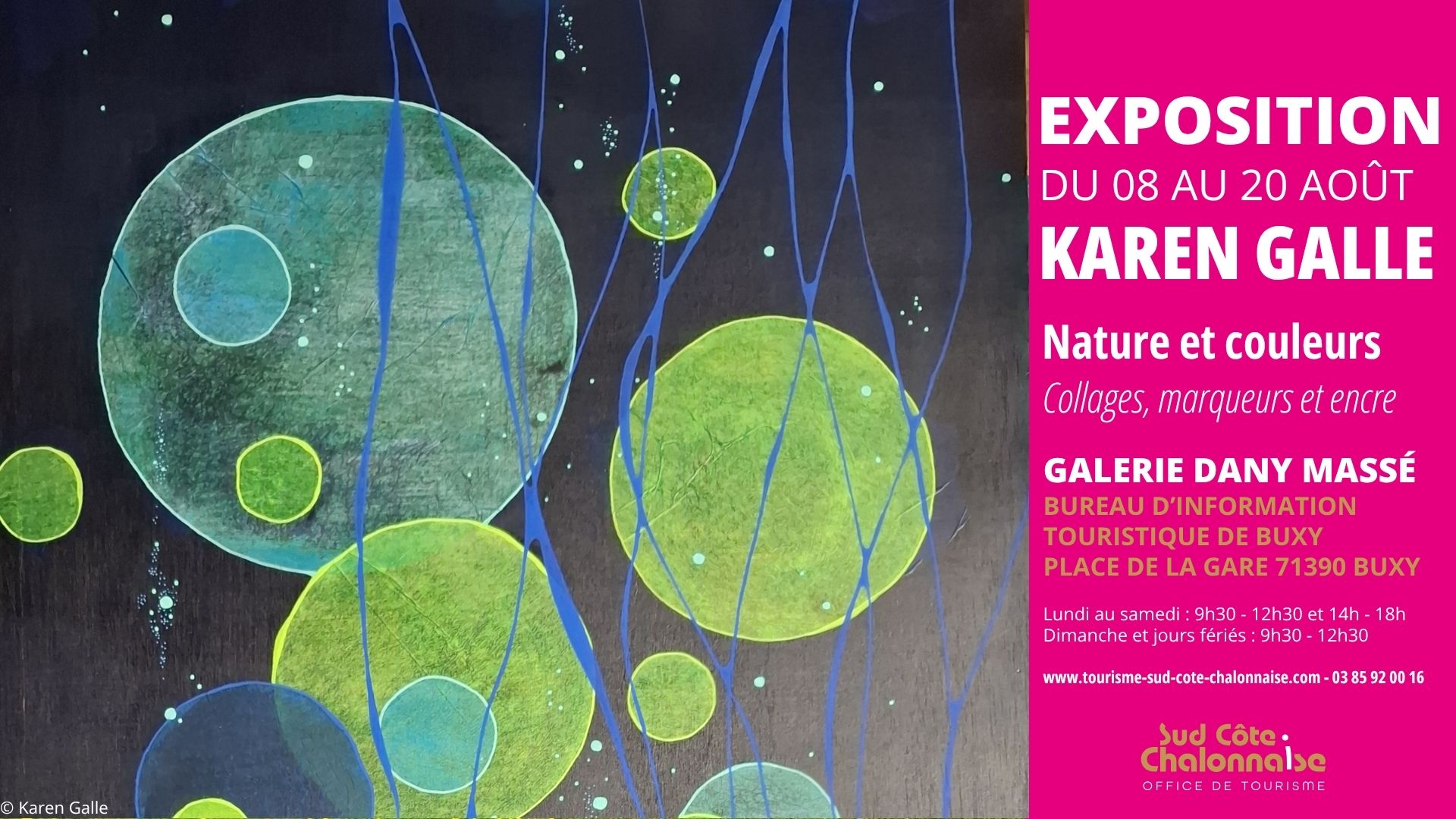 Exposition Karen Galle - Nature et couleurs