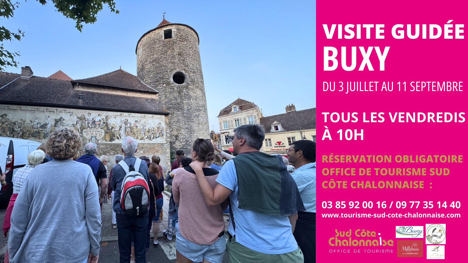 Visites guidées du bourg de Buxy