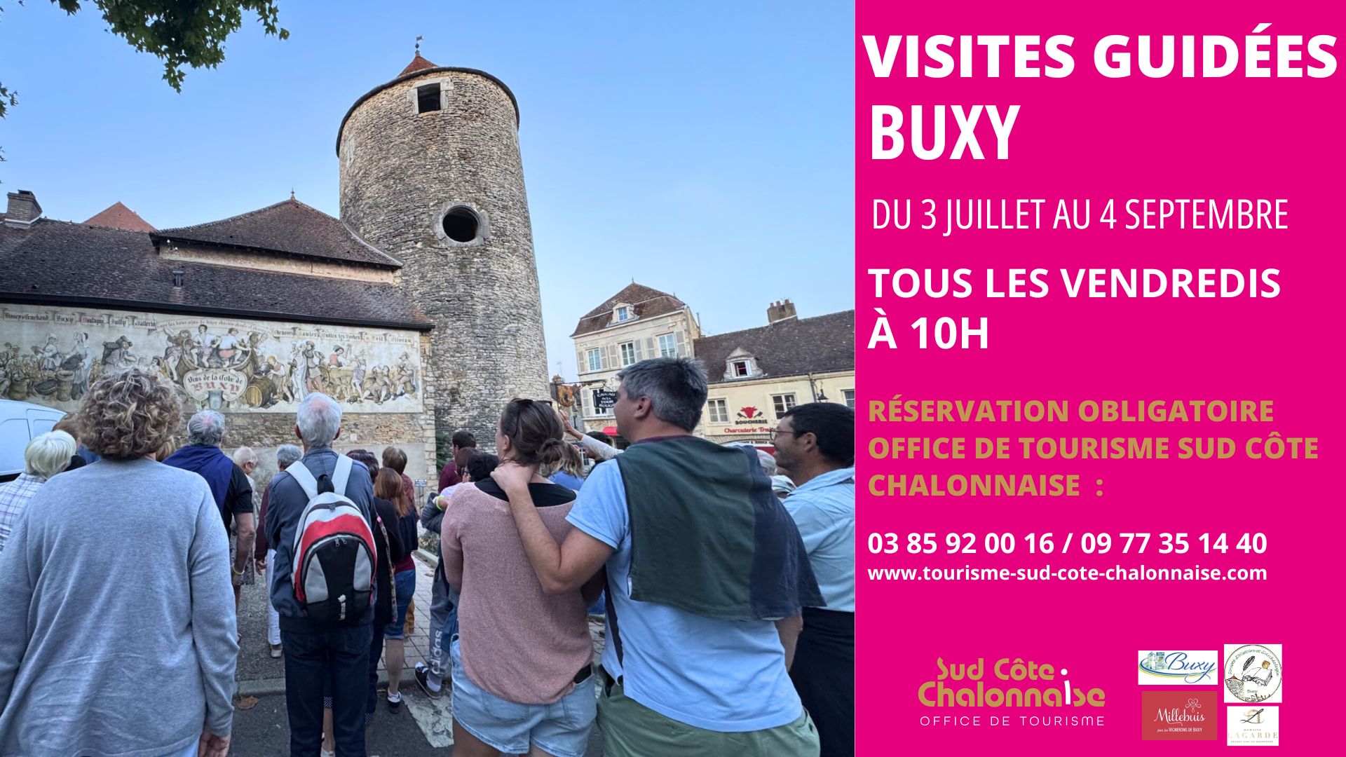 Visites guidées du bourg de Buxy