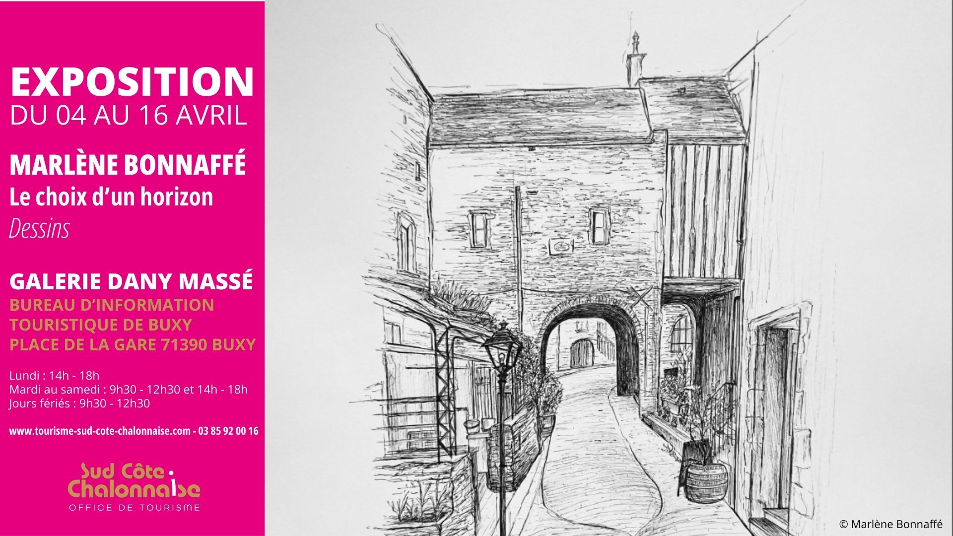 Exposition Marlène Bonnaffé - Le choix d'un horizon