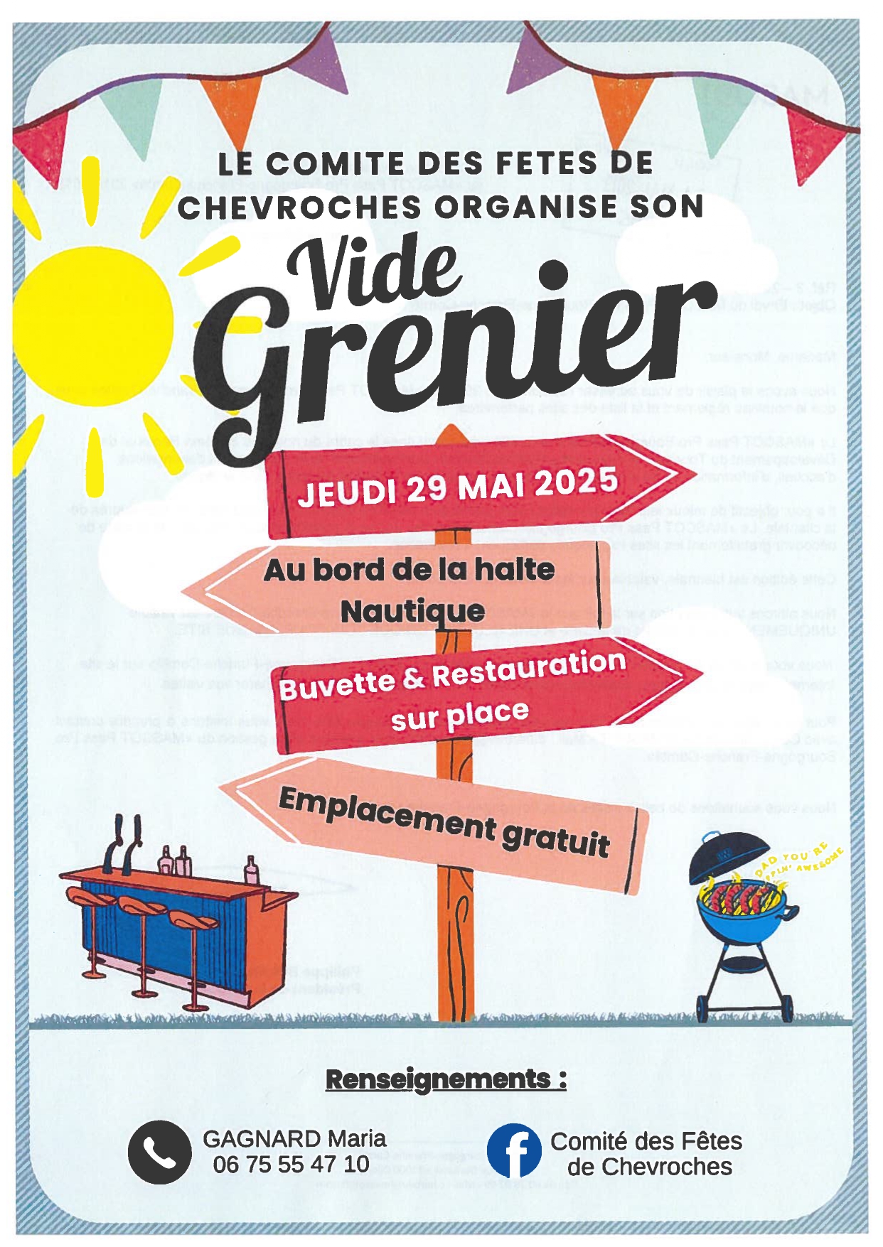 Vide Grenier à Chevroches