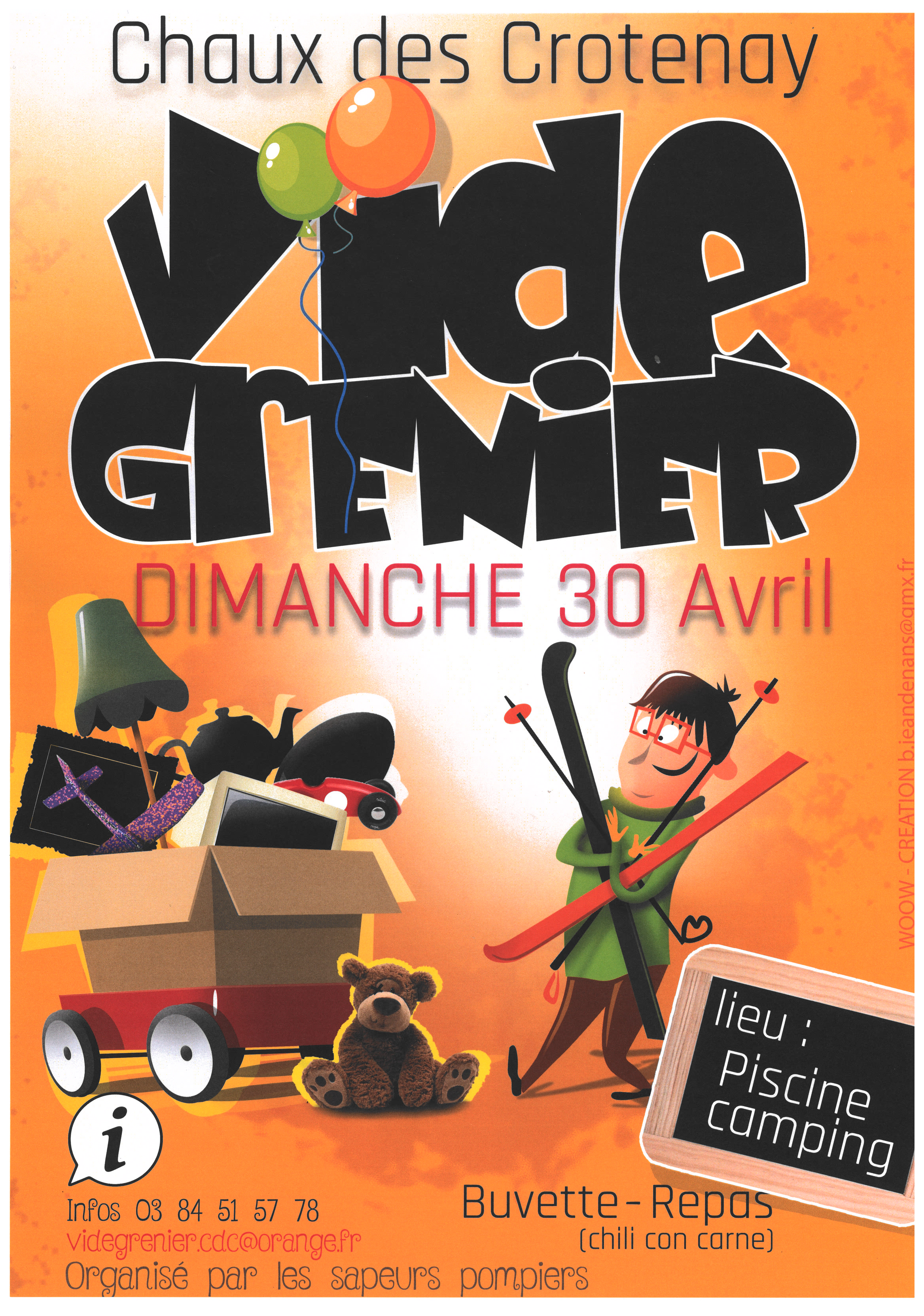 Vide grenier Chaux-des-Crotenay