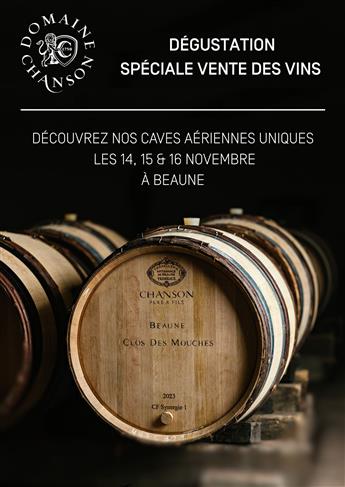 Domaine Chanson - Dégustation spéciale Vente des vins 2025