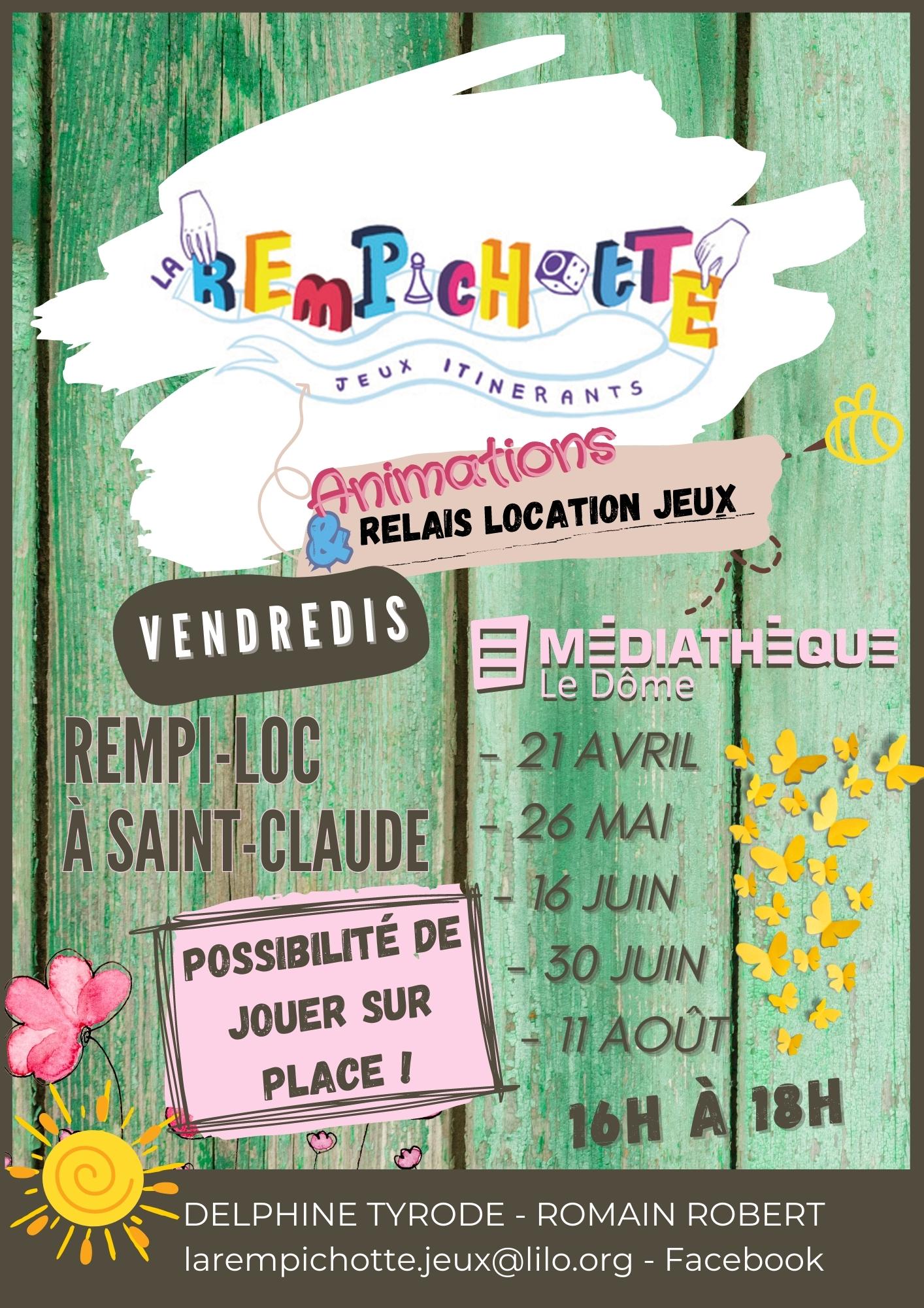 Affiche - Rempi-loc - Le Dôme - Printemps - Eté