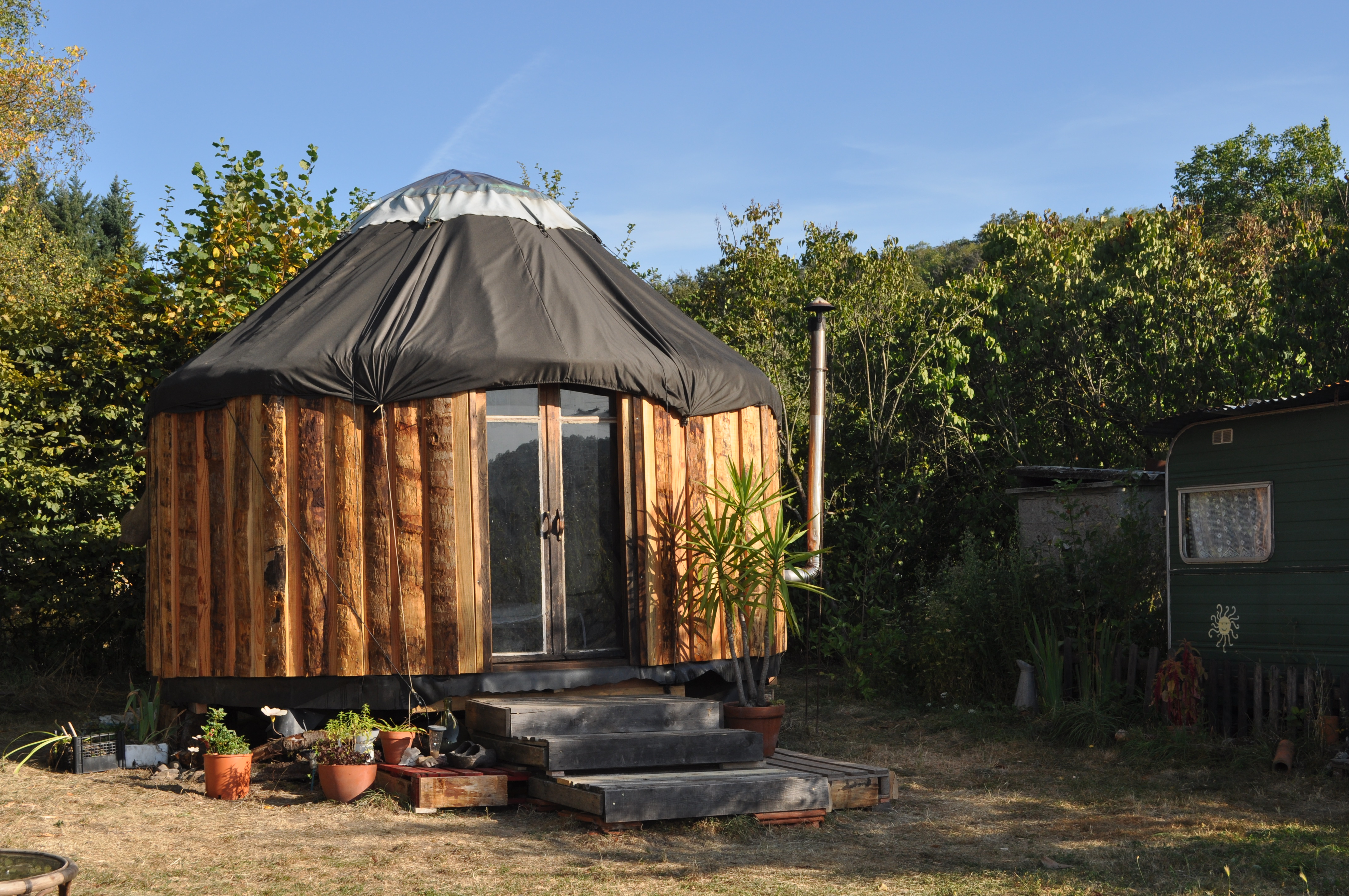 La Yourte Nature, chambre d'hôtes à La Tagnière
