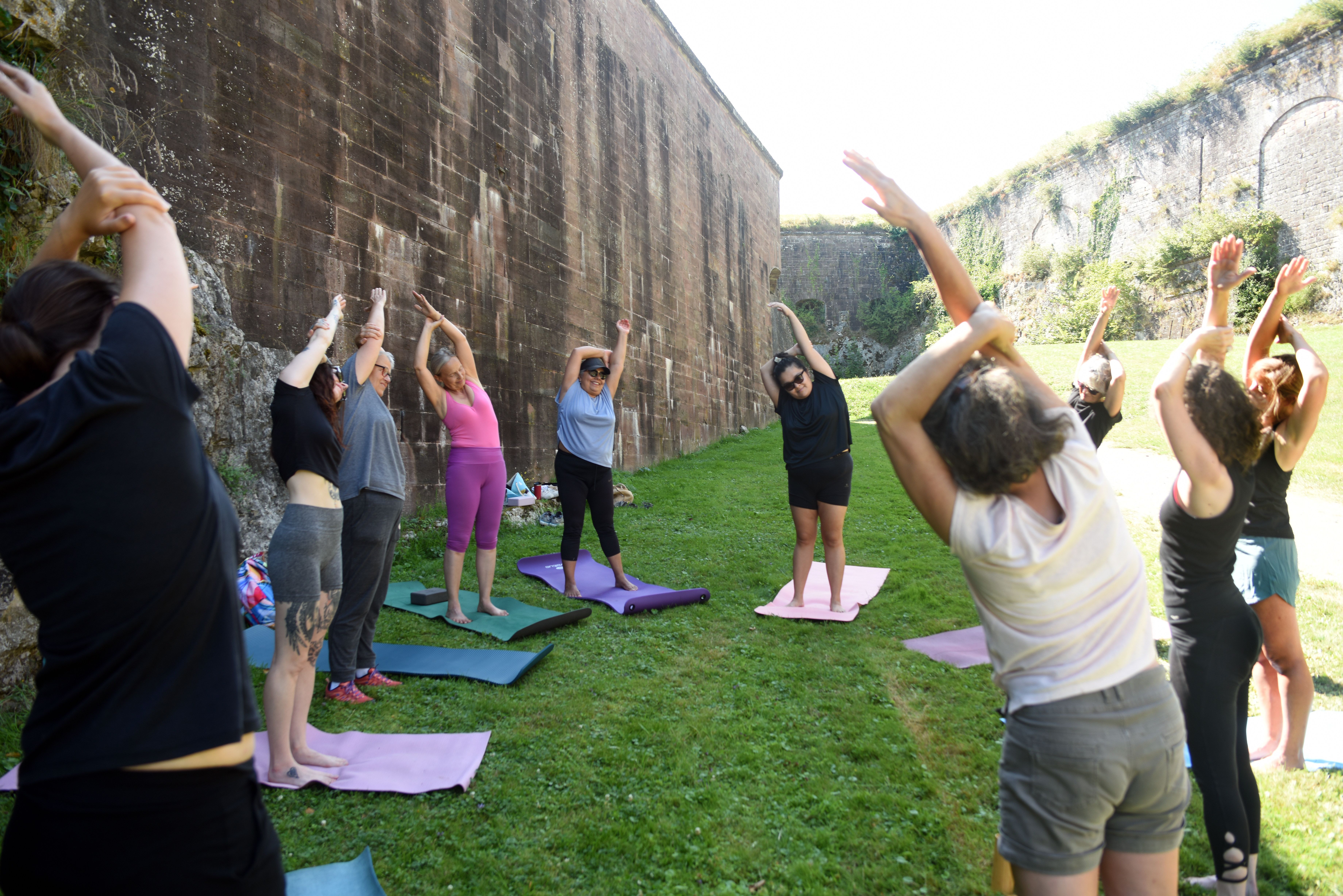 yoga au musée