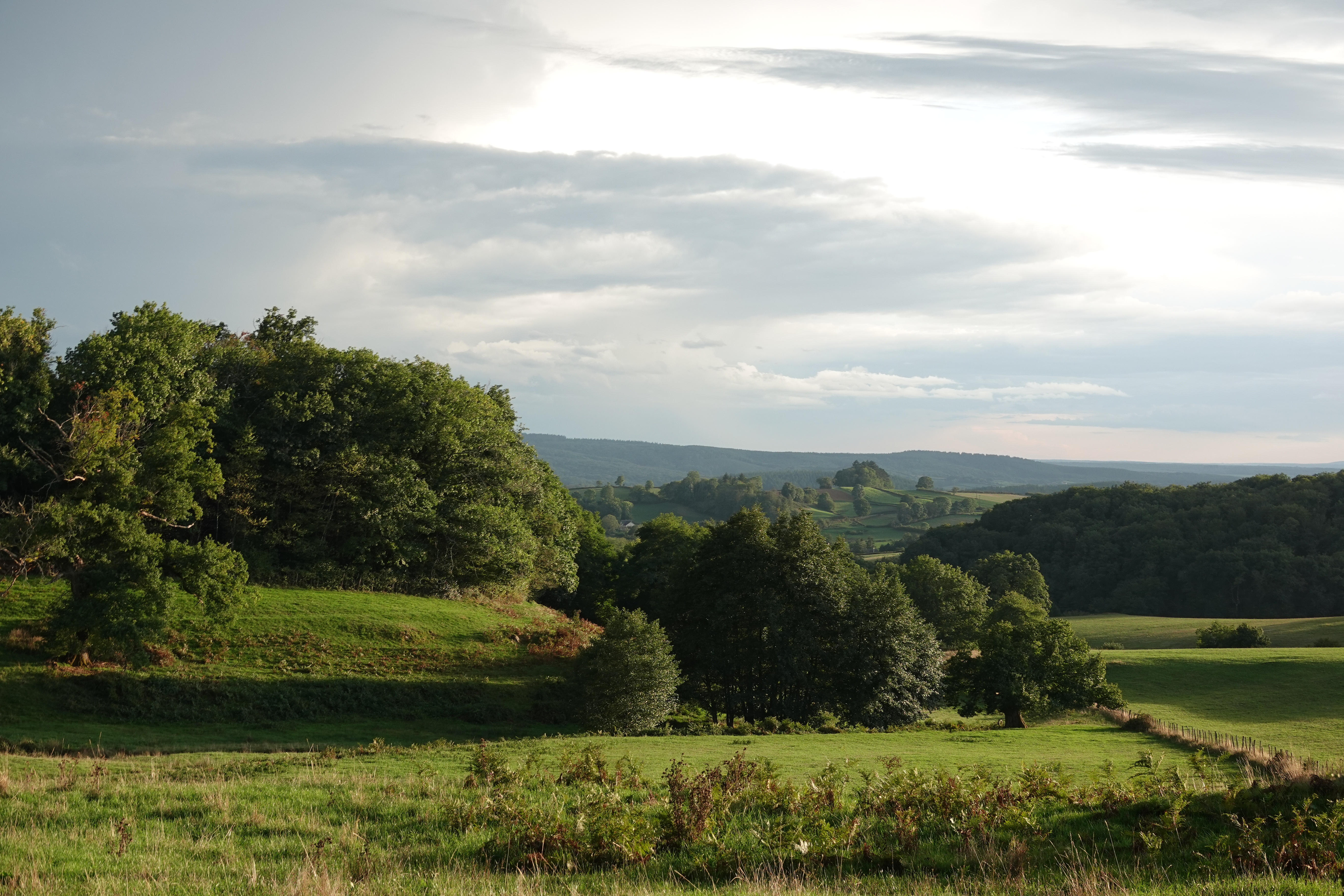 Morvan, paysage d'automne