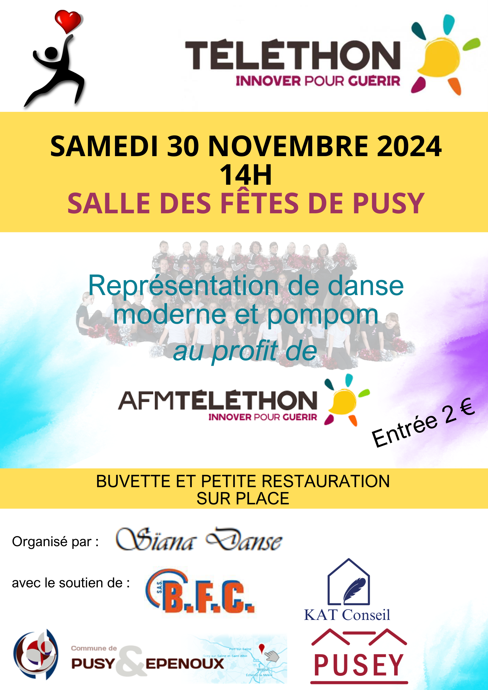 Téléthon pusy 30/11