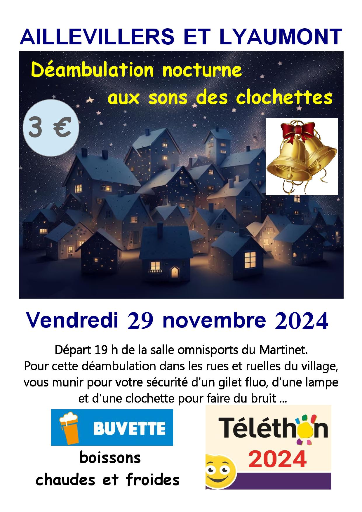Déambultation nocture pour le Téléthon