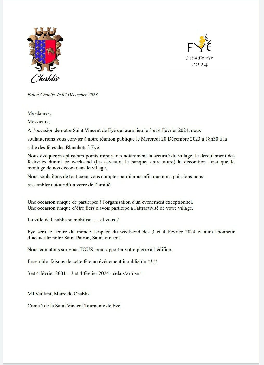 Déc 20 - Réunion publique St Vincent 2024 Fyé