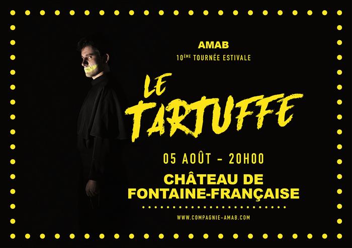 Théâtre de plein air dans la Cour du château de Fontaine-Française / Tartuffe Molière