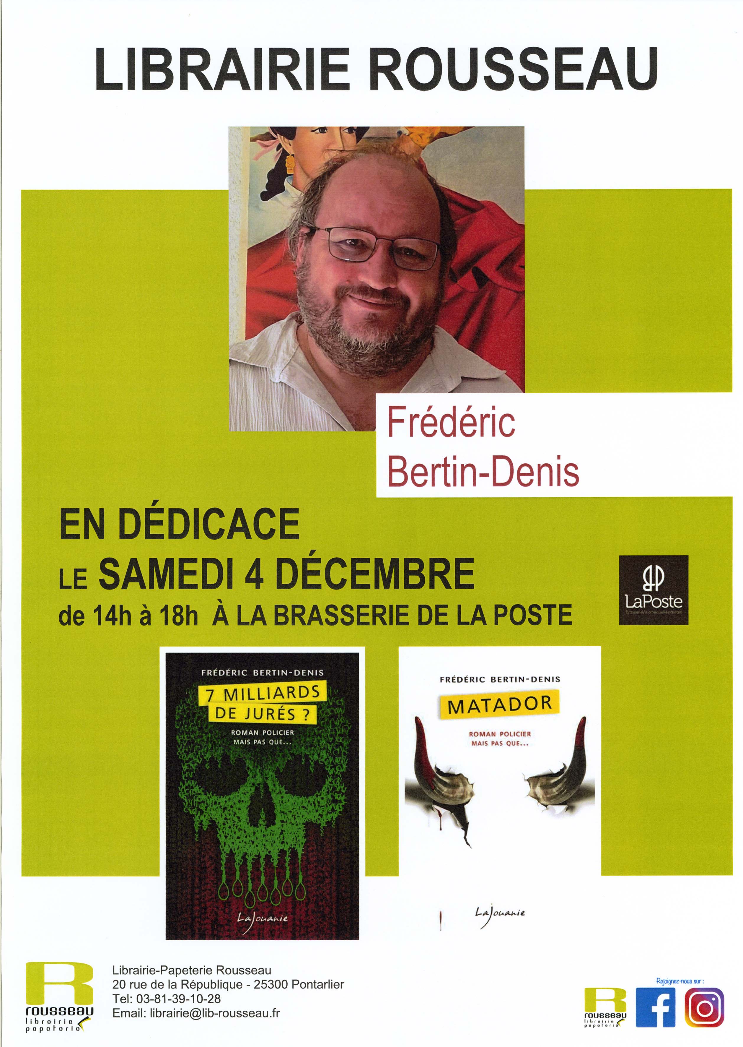 Dédicace rousseau