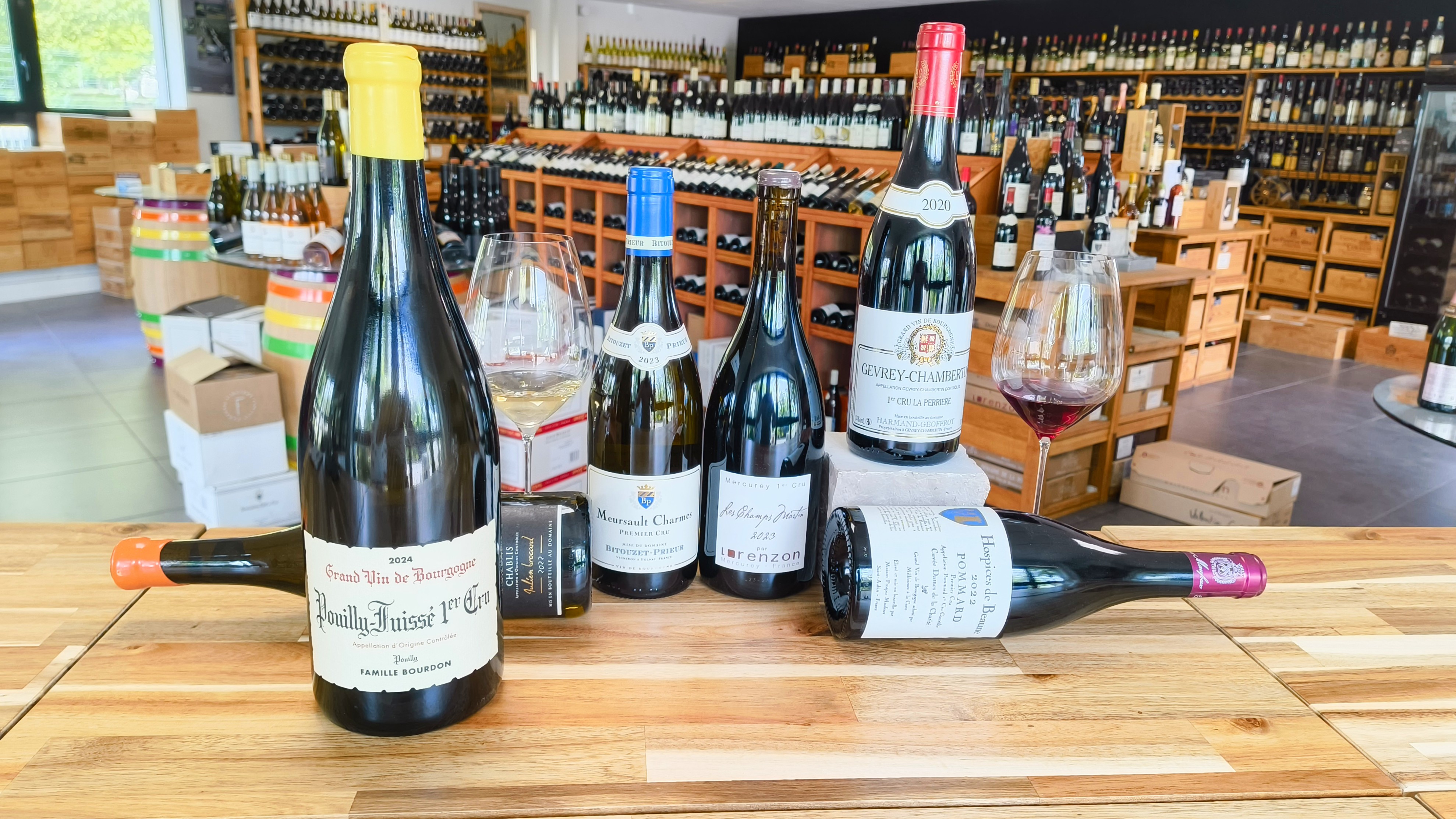 Dégustation spéciale vente des vins "Voyage en 1ers Crus - Au cœur des terroirs de Bourgogne" Millésimes à la Carte