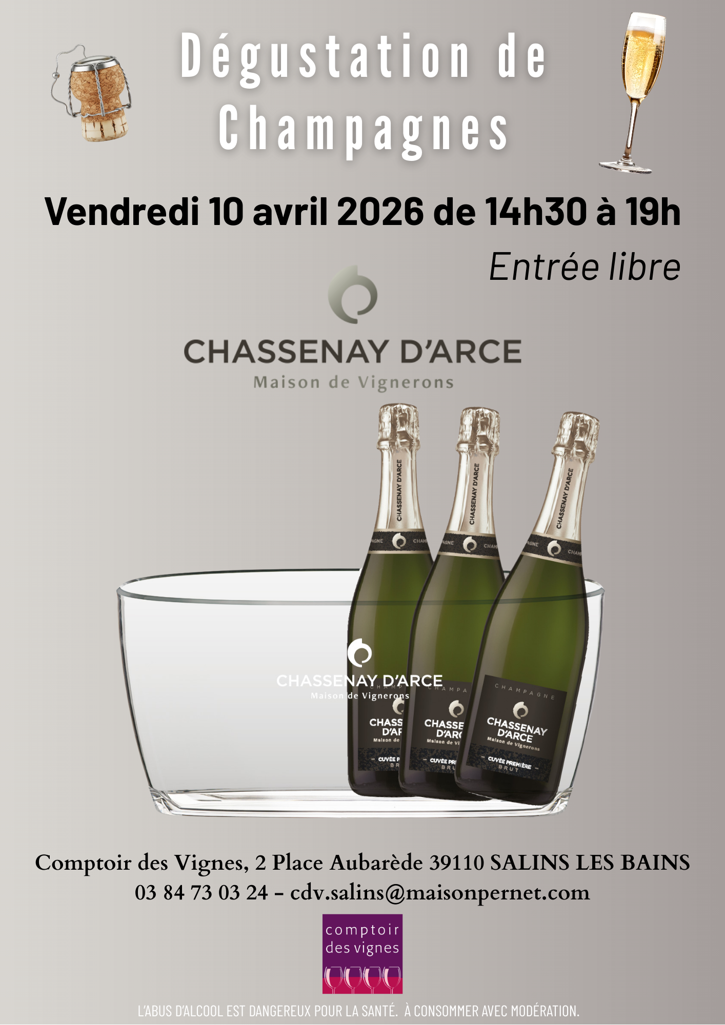Dégustation de Champagnes