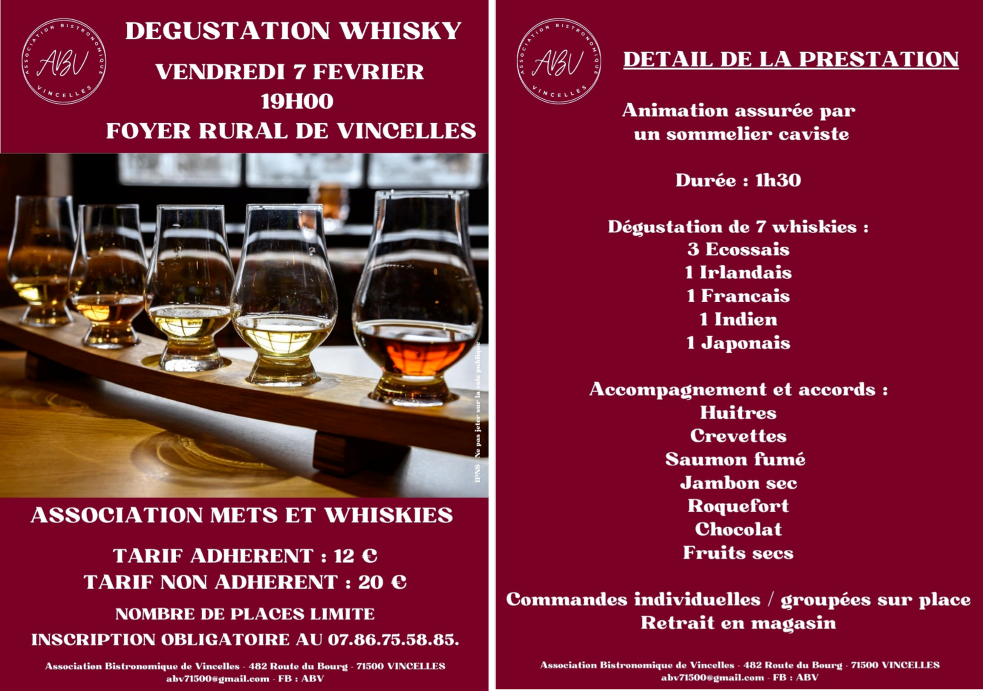 Dégustation de whisky