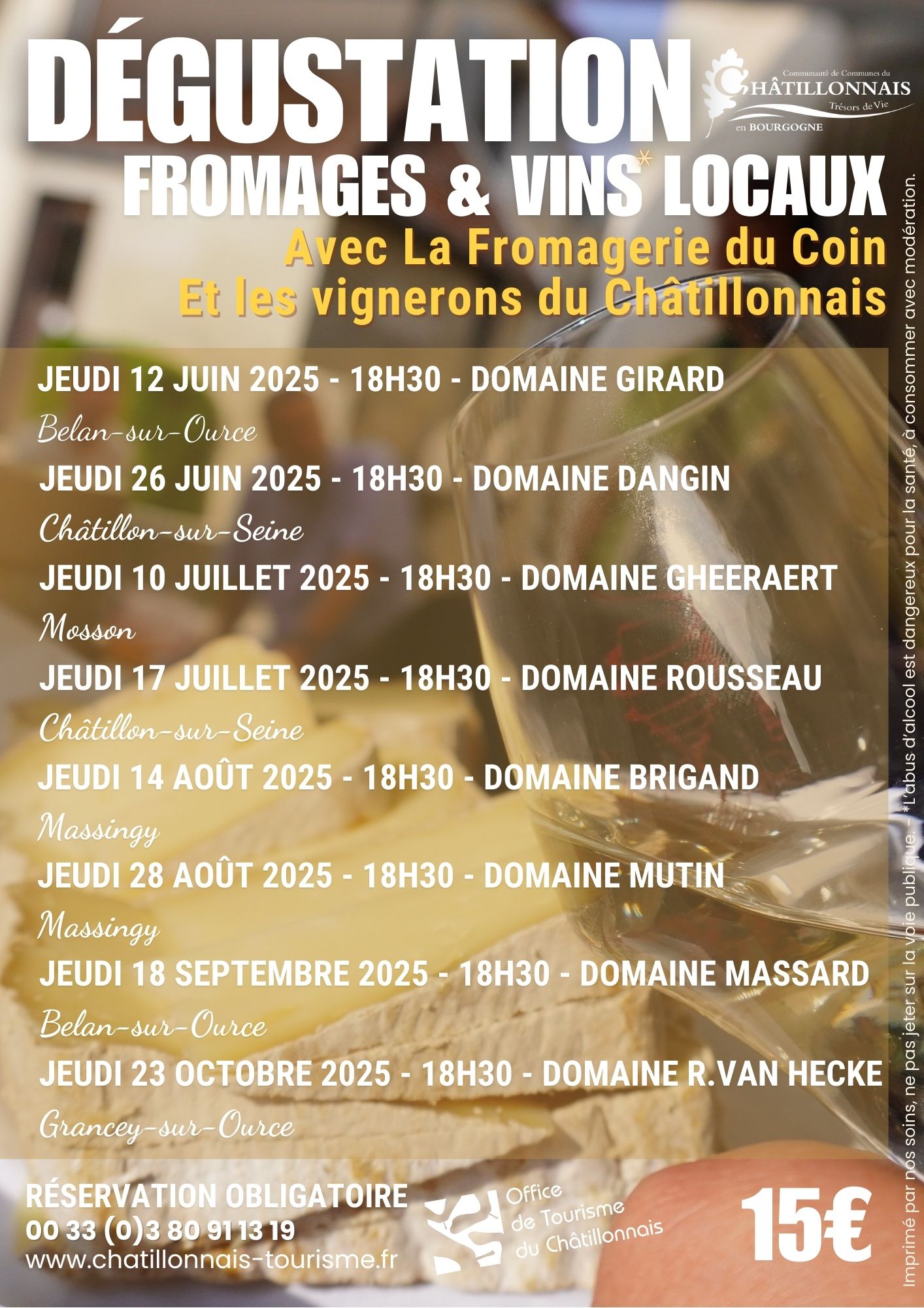 Affiches animations 2025 - Dégustations Fromages et vins 2025 - essais 4