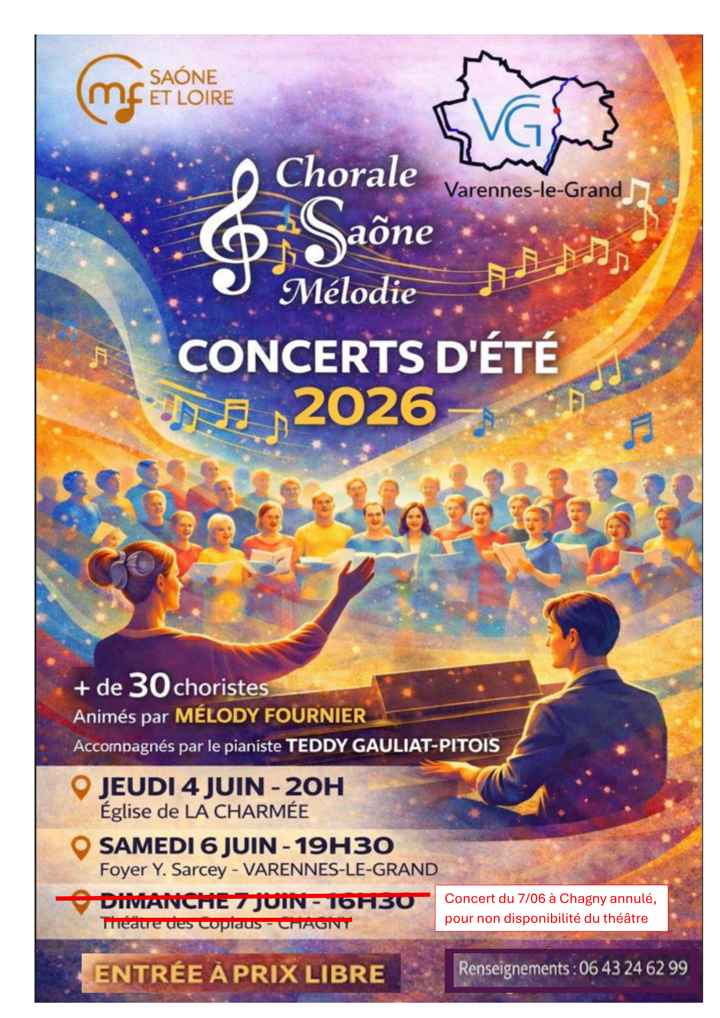 Concert d'été Saône Mélodie