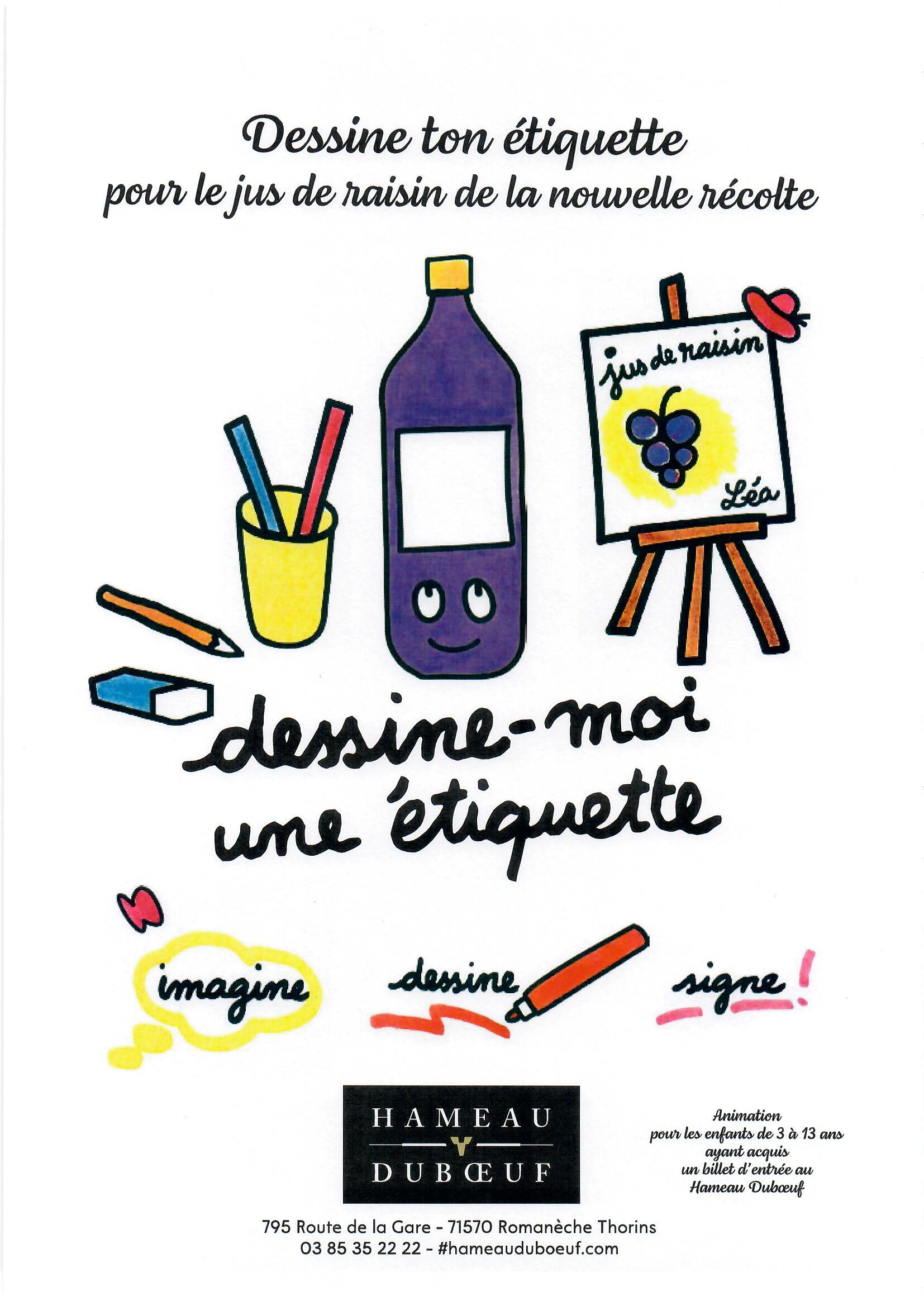 Dessine moi une étiquette