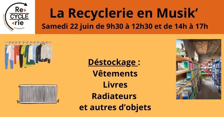 Déstockage Recyclerie en musik