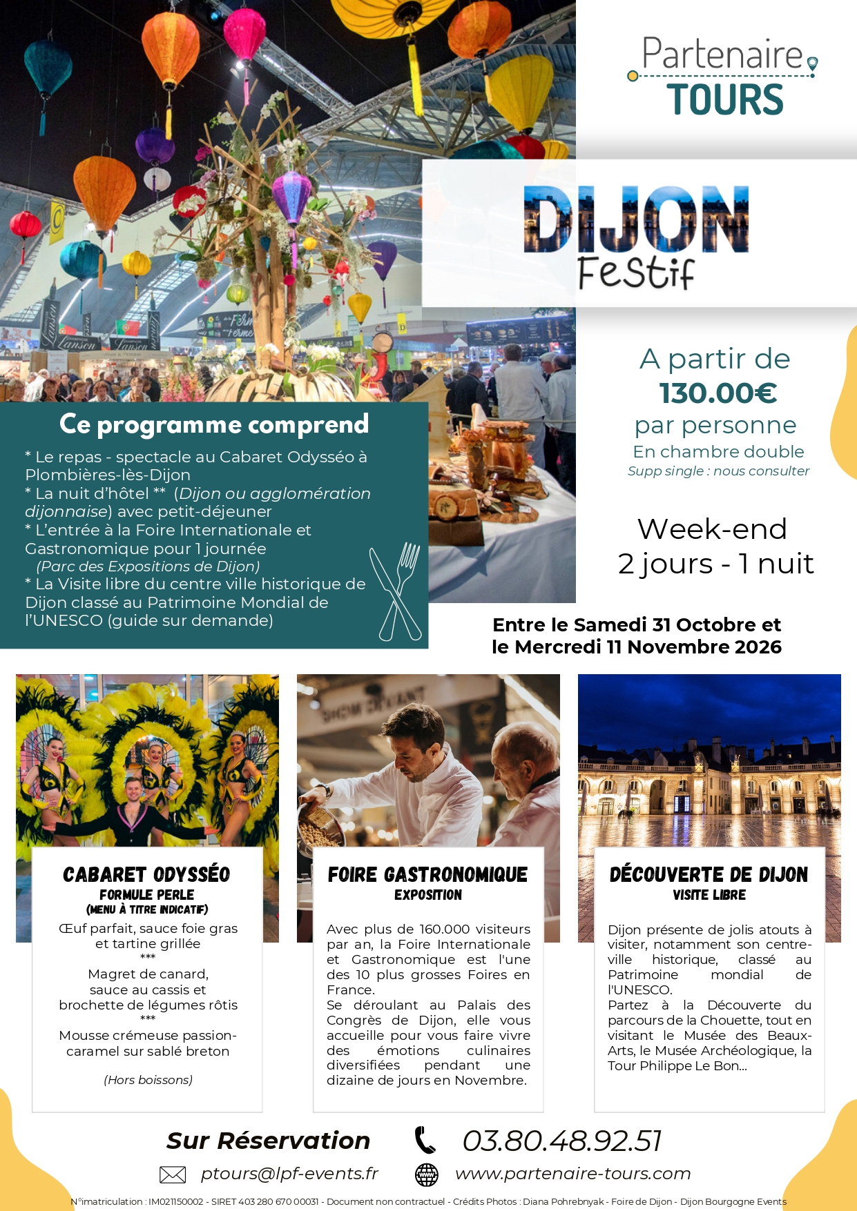 Week end : DIJON FESTIF