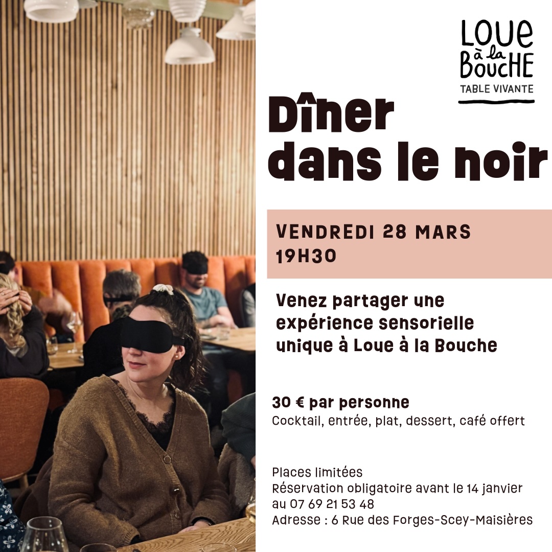 Dîner dans le noir