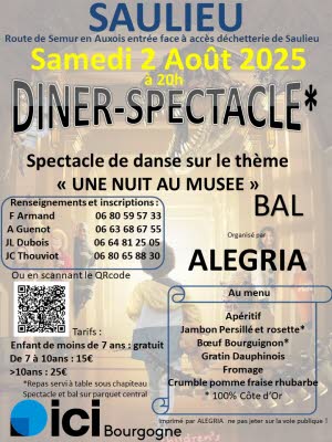 Dîner spectacle Alegria