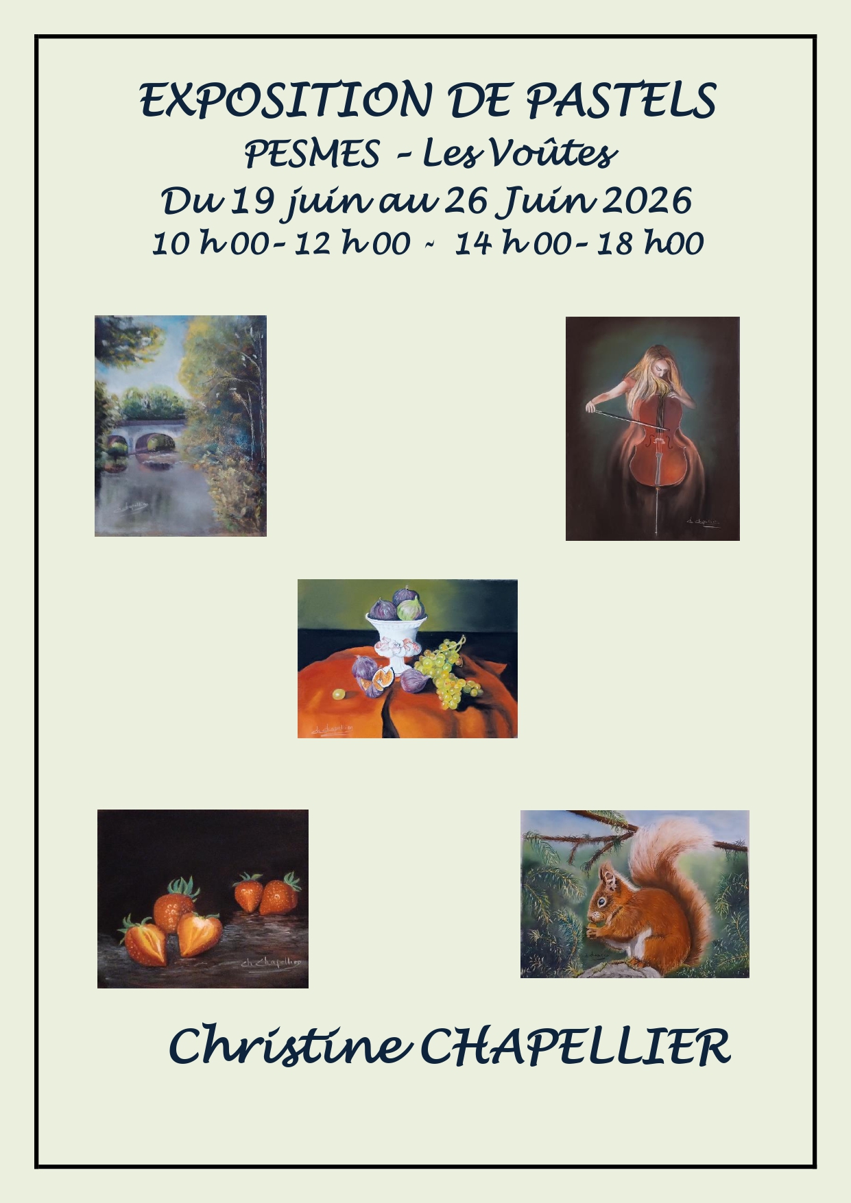 Exposition de pastels