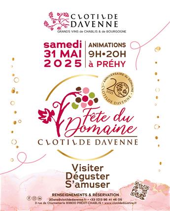 Fête au Domaine Clothilde Davenne - spéciale 20 ans