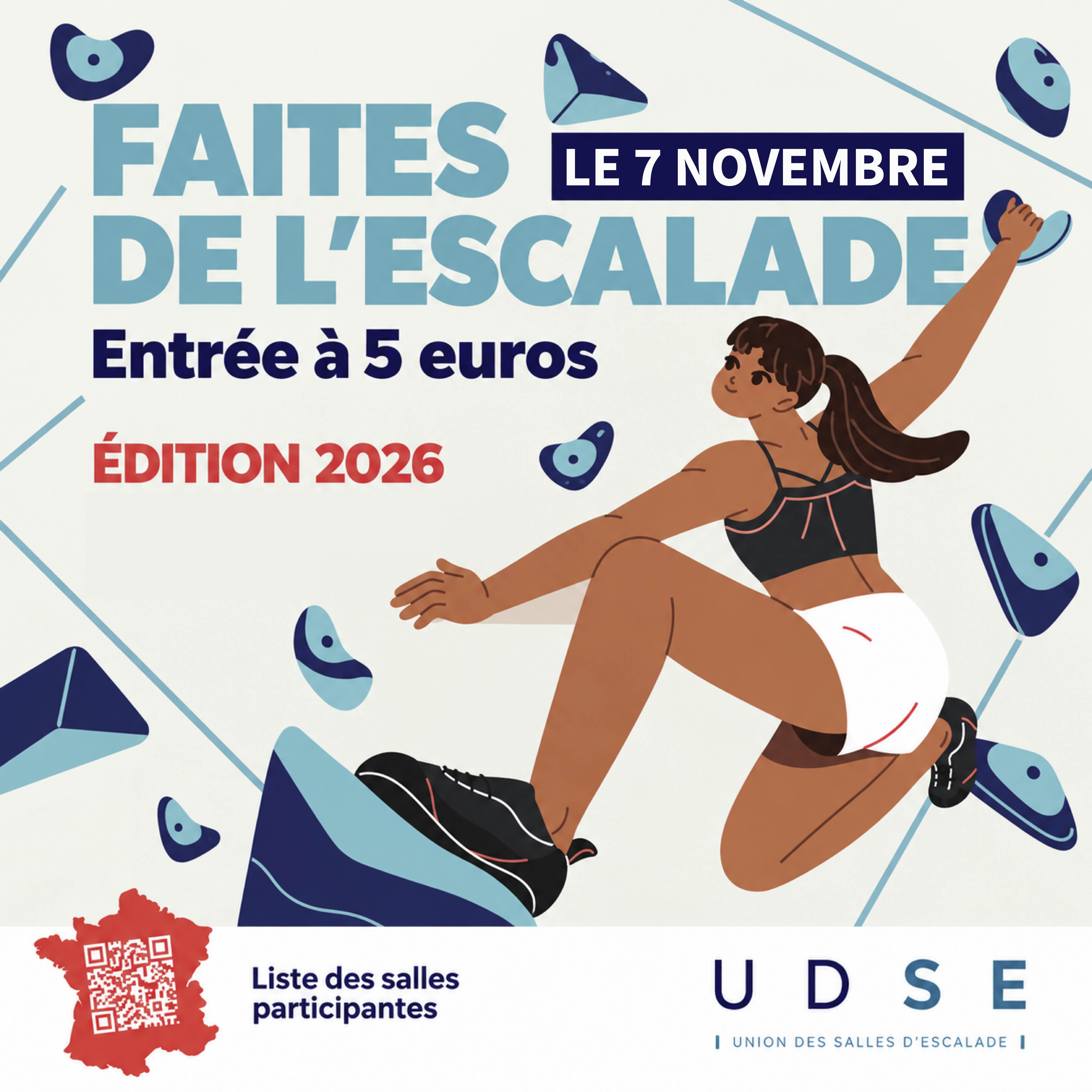 Affiche ou photo de Faites de l'escalade 2026