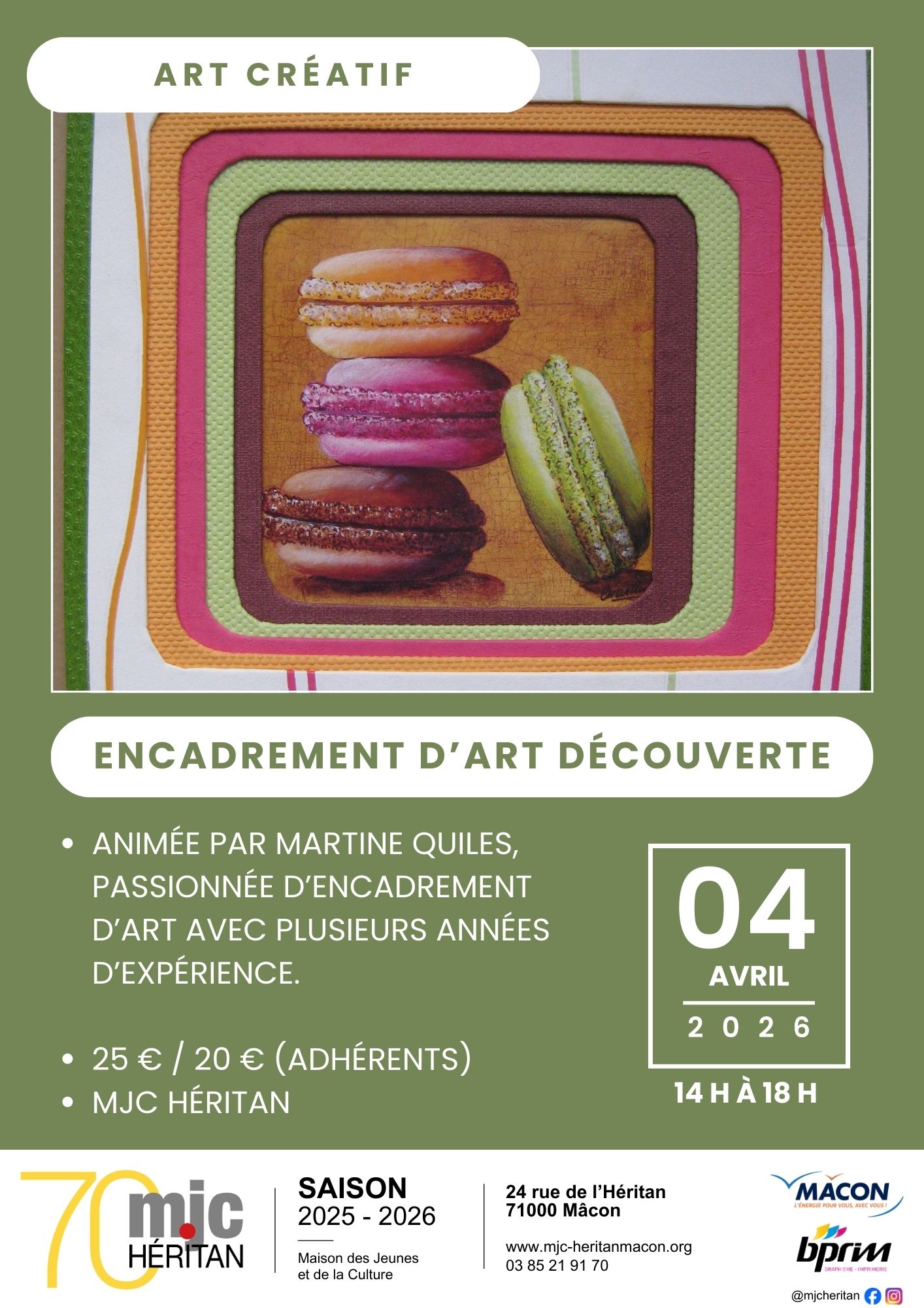 Encadrement d'art : découverte