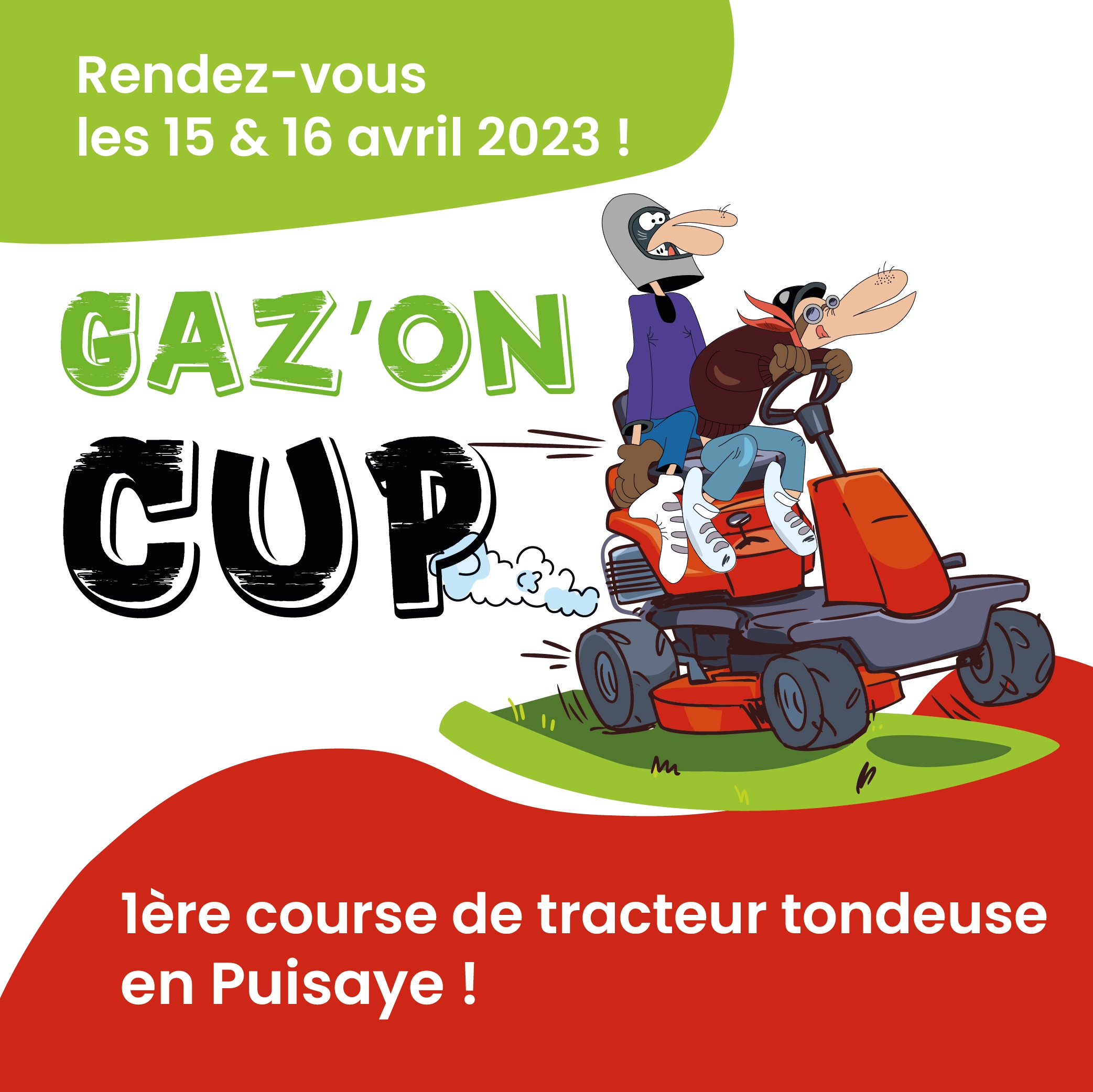 Gaz'On Cup, course de tracteurs-tondeuses