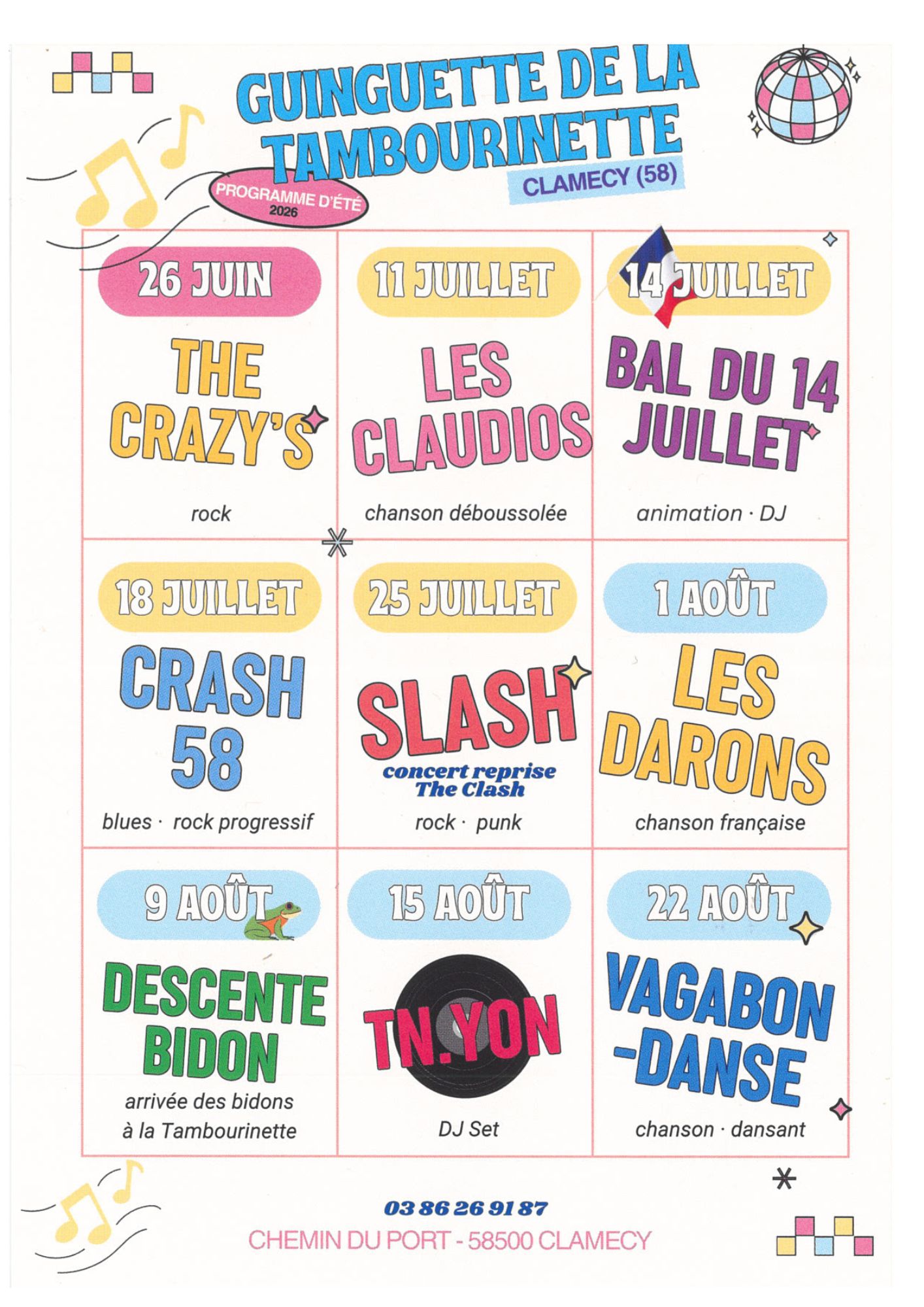 "Slash" en concert - Guinguette de la Tambourinette