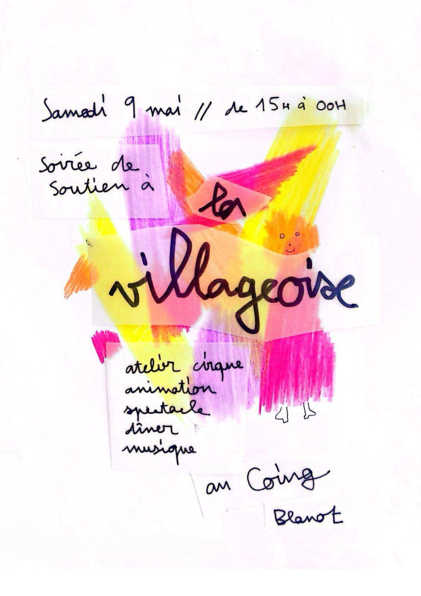 Journée et soirée de soutien à La Villageoise