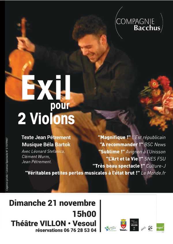 Exil pour 2 violons VESOUL