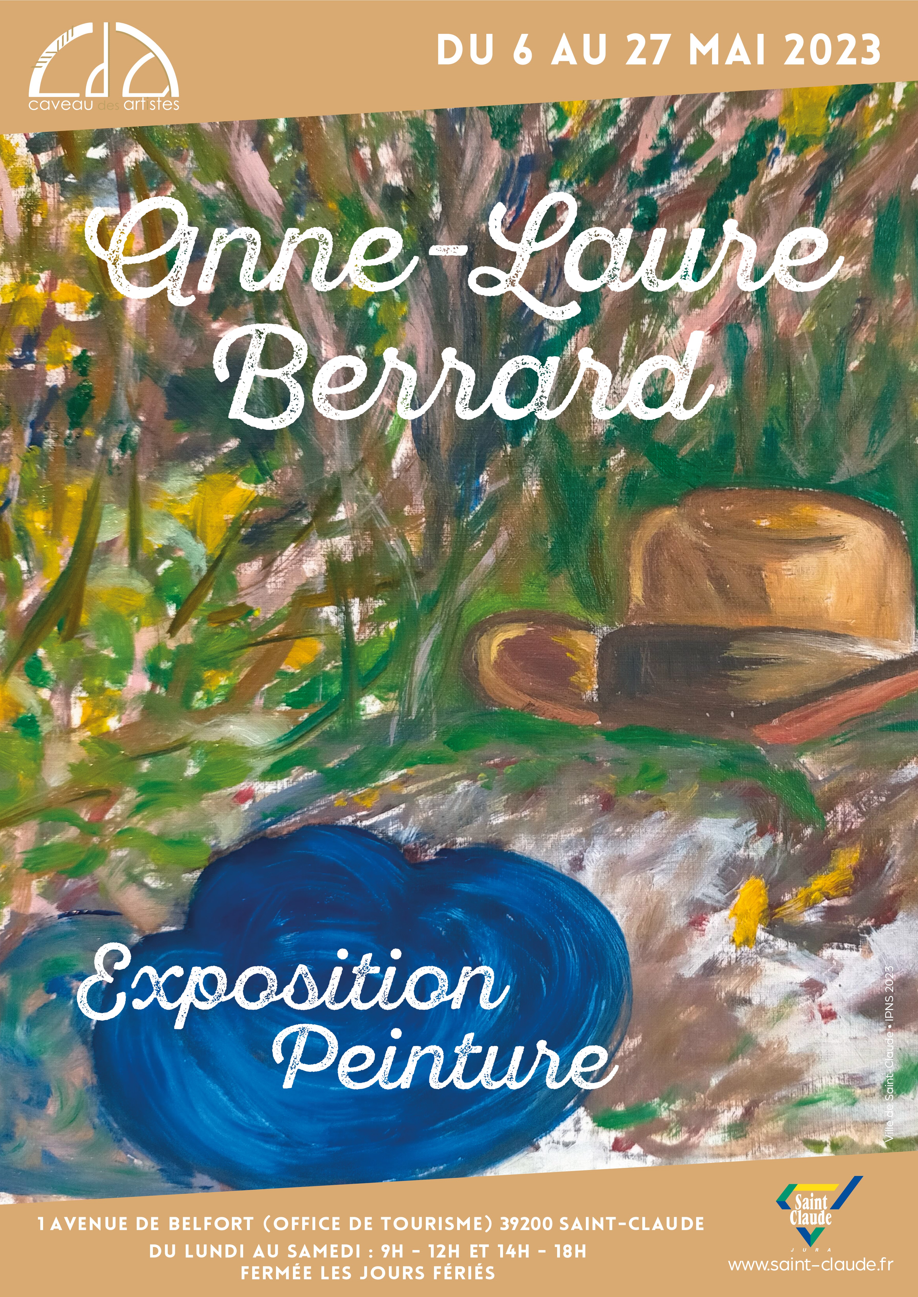 Expo Caveau des artistes - Anne-Laure Berrard - Affiche