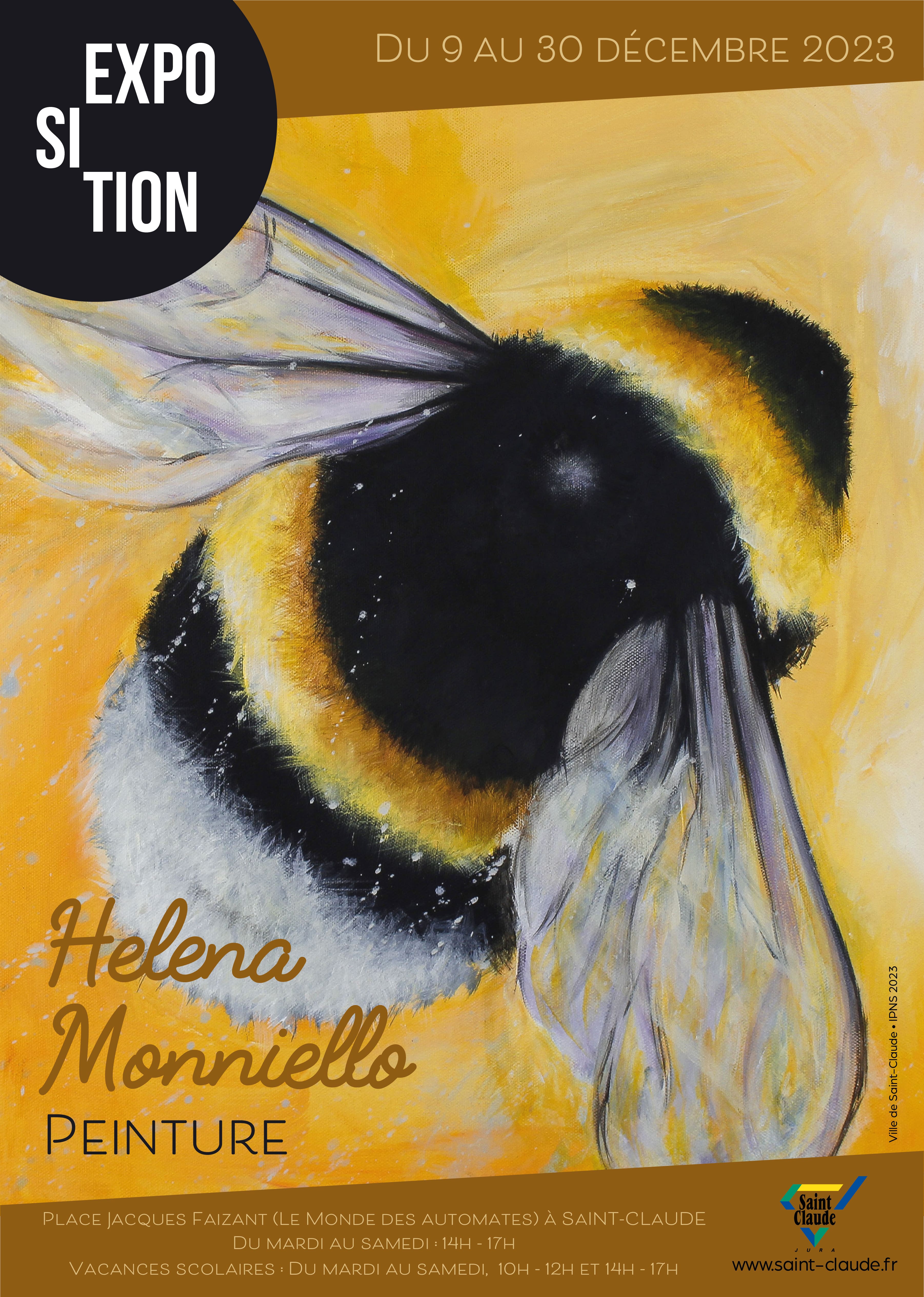 Expo Caveau des artistes - Helena Monniello - Affiche