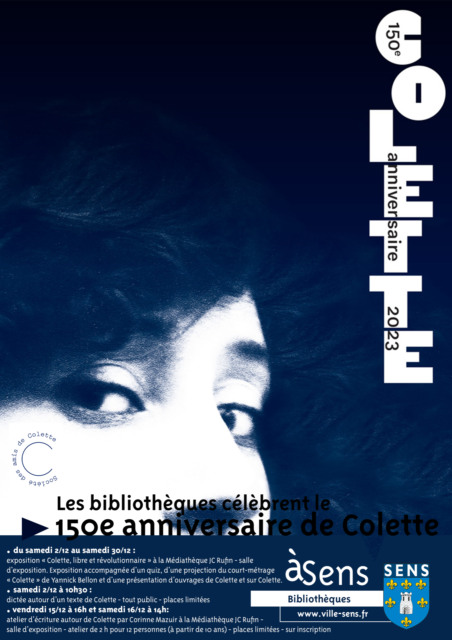 Expo Colette médiathèque Sens