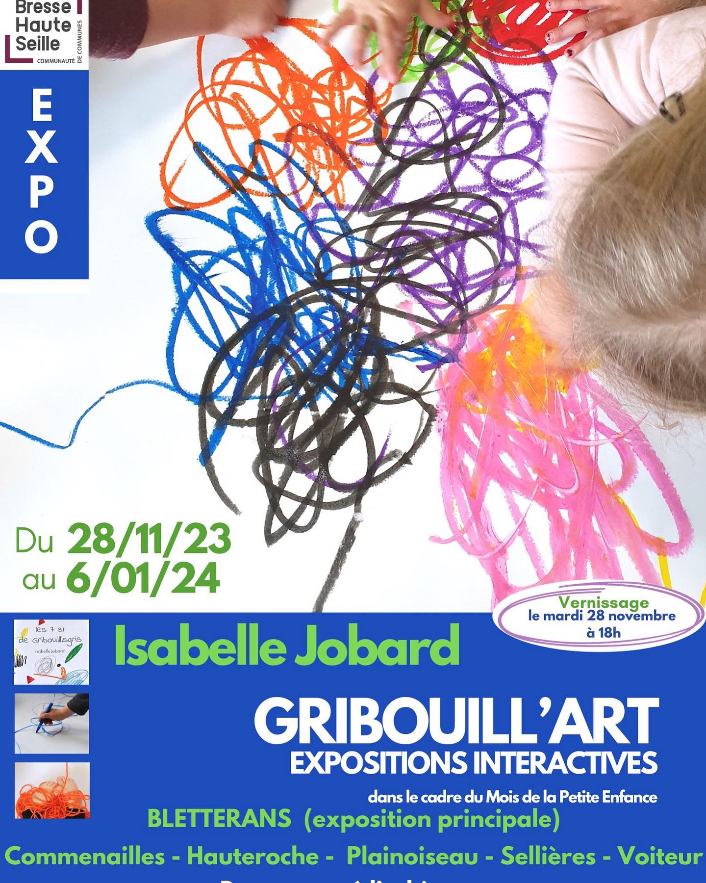 Expo Isabelle Jobard Gribouill'art