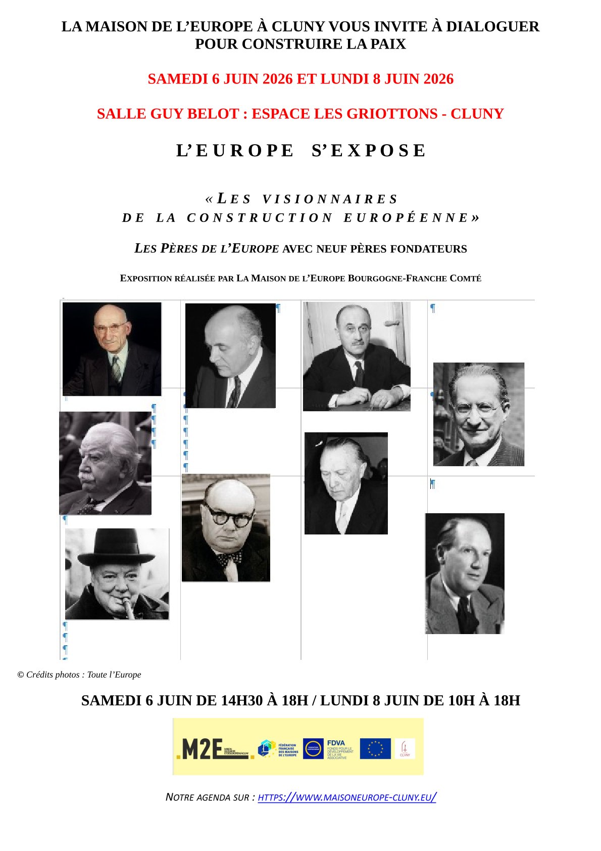 Les Visionnaires de la Construction européenne