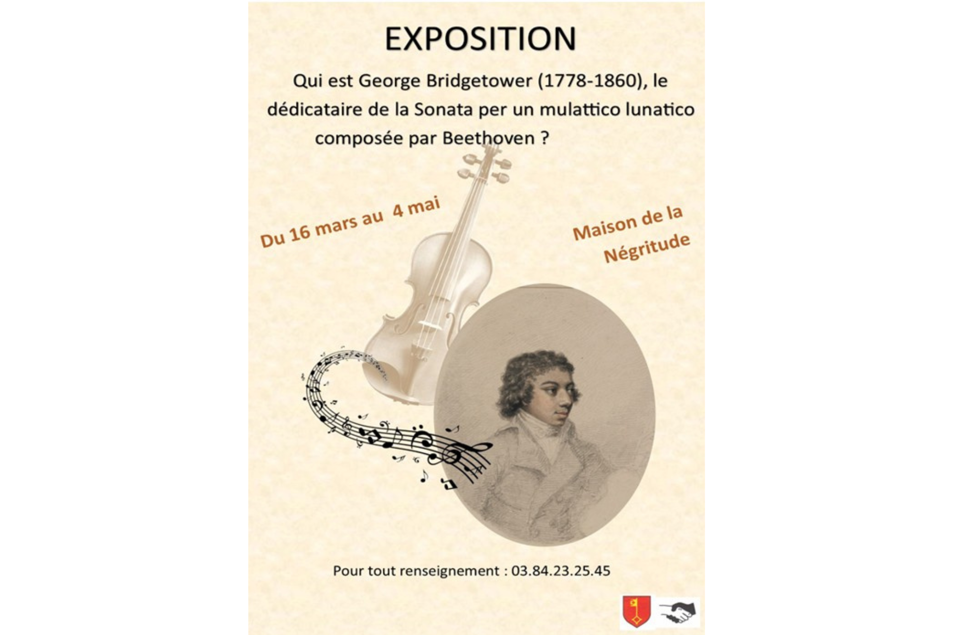 Exposition temporaire  la Maison de la Ngritude et des Droits de l'Homme.