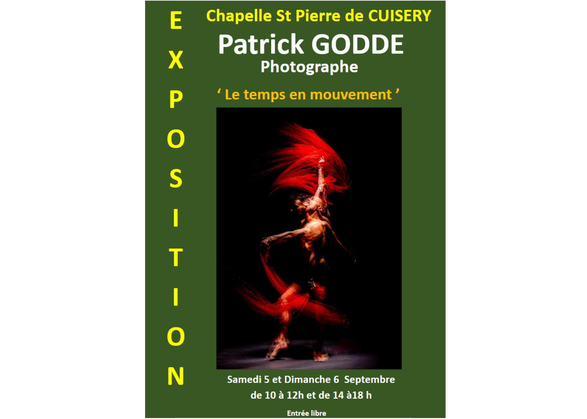 Exposition Patrick Godde Photographie "Le Temps en Mouvement"