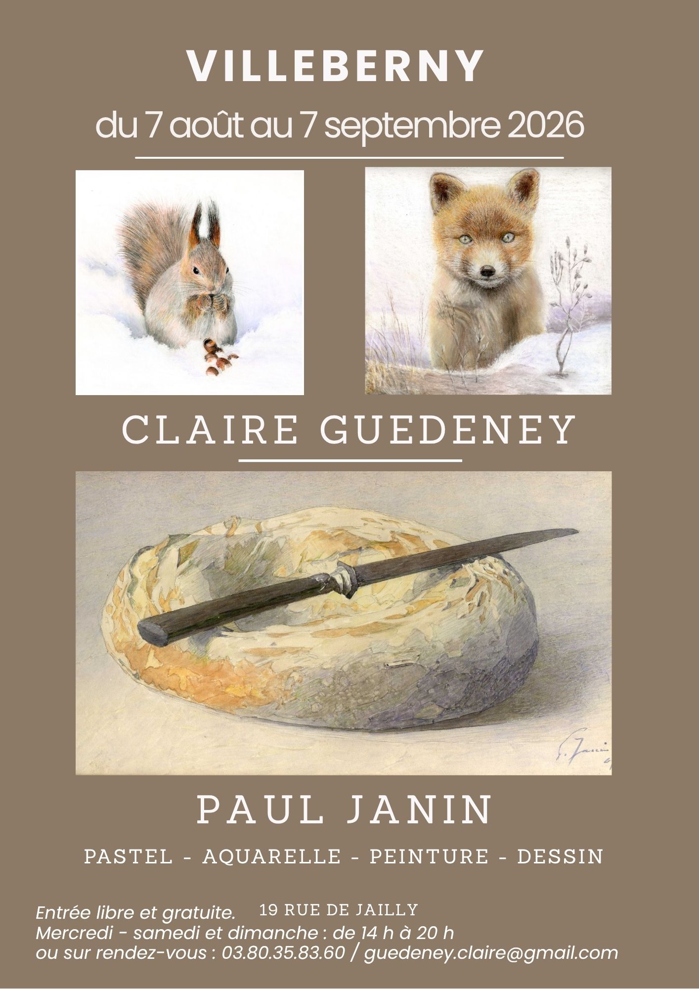 Exposition de Claire Guedeney et Paul Janin