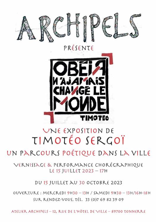 Expo du 15 juillet au 30 octobre