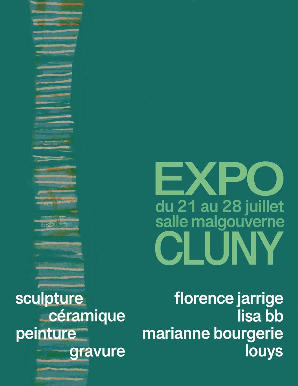 Exposition de peinture, sculpture, céramique, gravure