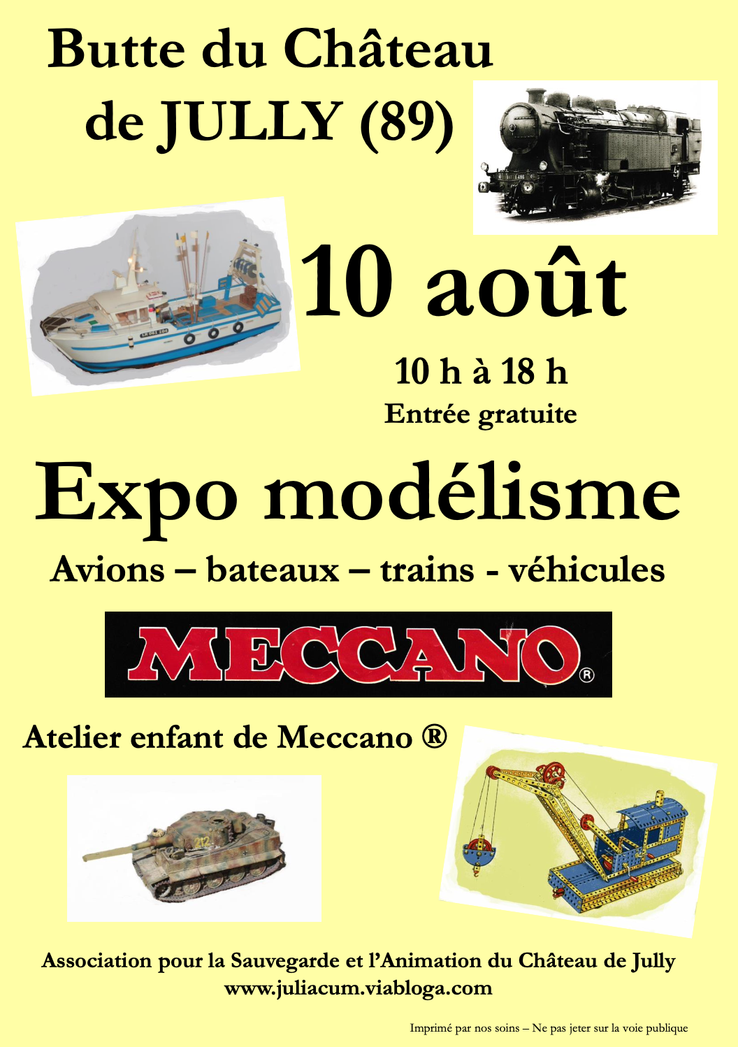 Expo modélisme Jully 10 août