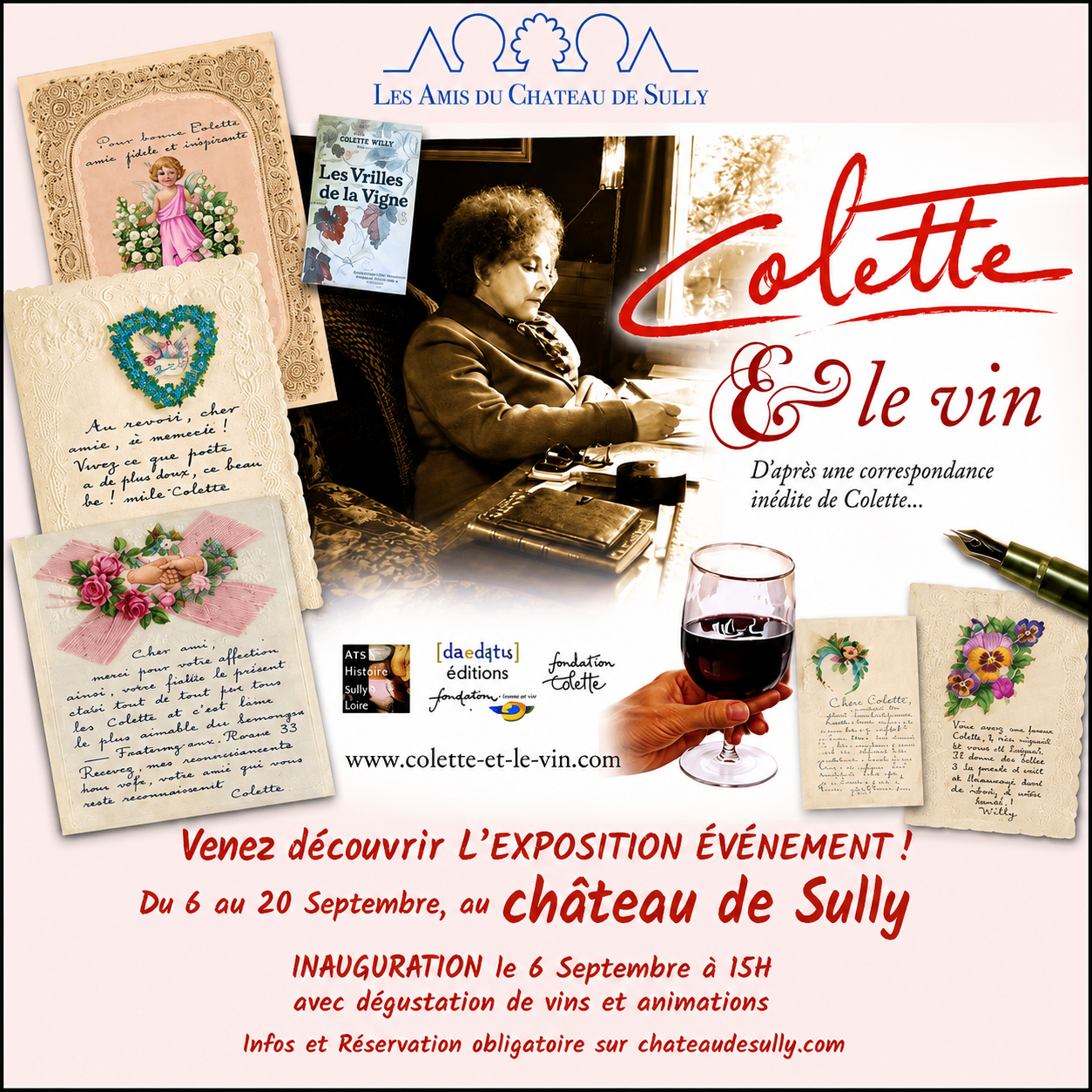 "Colette et le Vin" (exposition & dégustation)